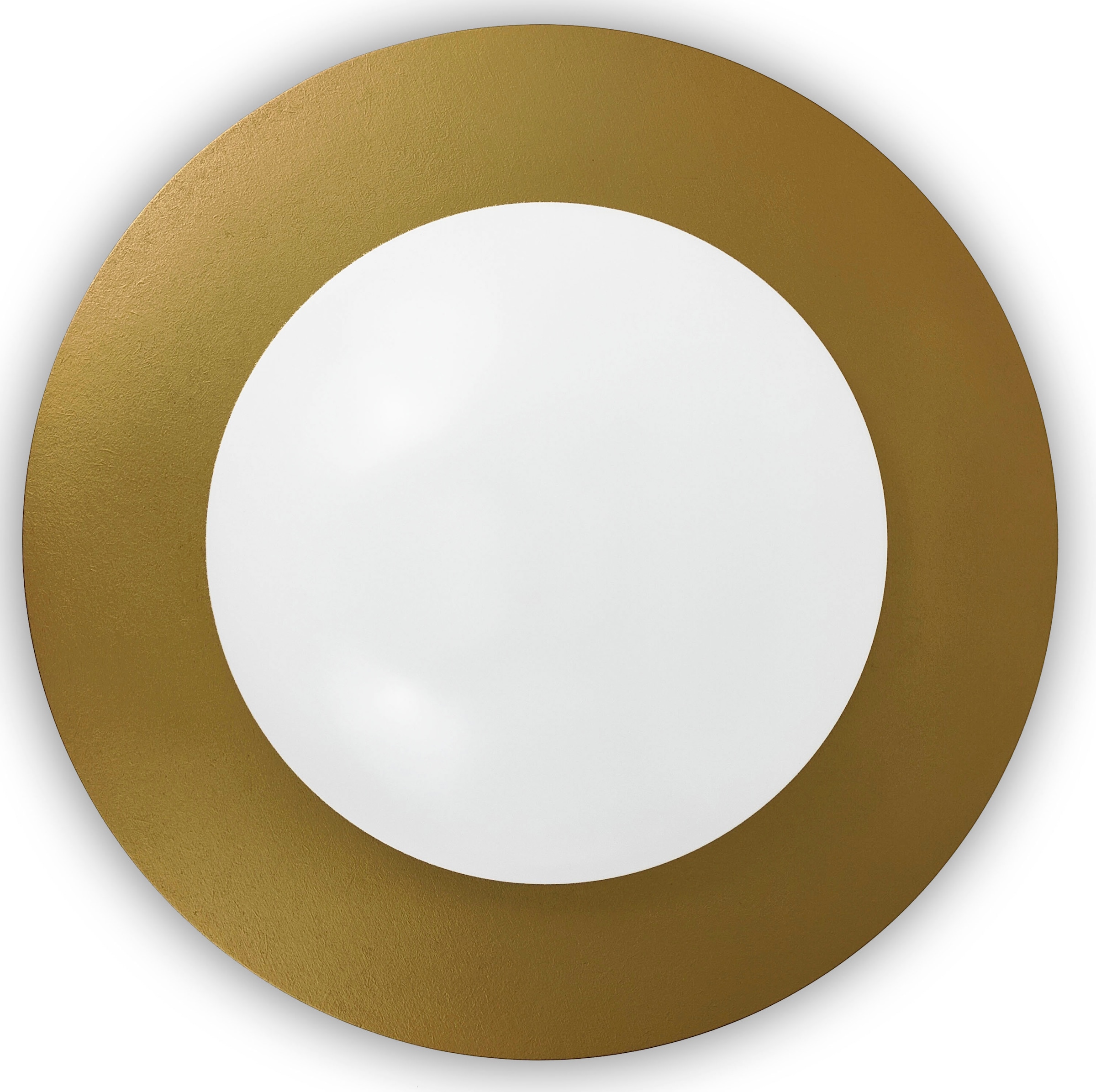 Fassung niermann | flammig-flammig, gold«, Saturn, Deckenleuchte für BAUR einfachen »Deckenschale E27 1 Leuchtmittelwechsel
