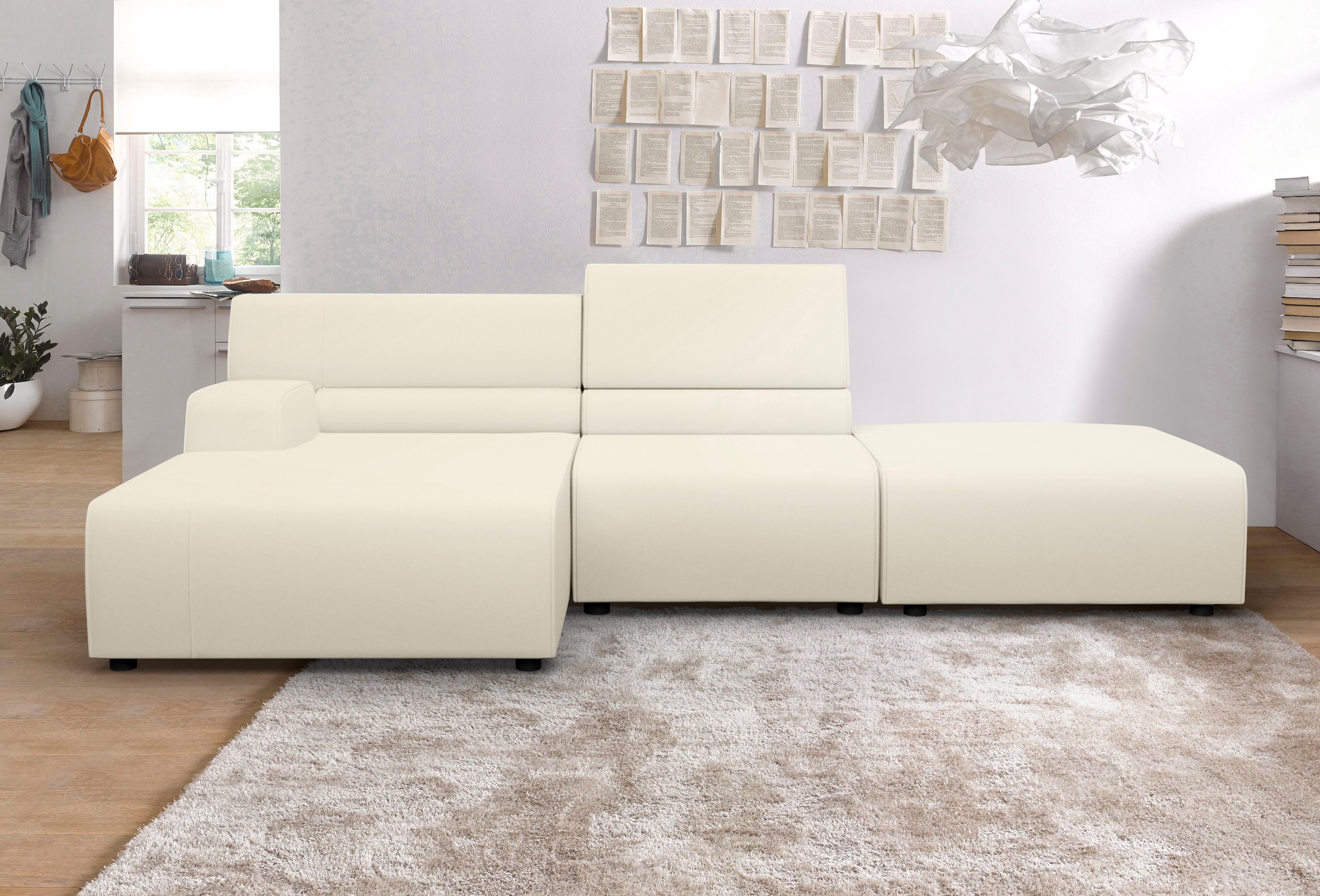 Egoitaliano Ecksofa »Babouche, Designsofa mit außergewöhnlichem Sitzkomfort zum Wohlfühlen«