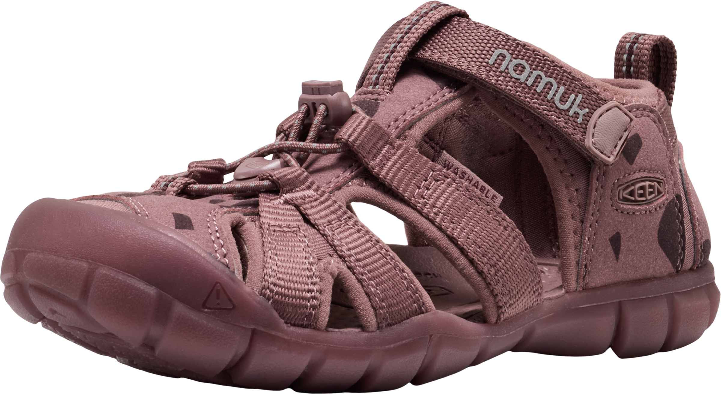 Sandale KEEN "SEACAMP II CNX", Jungen, Gr. 38, mauve, Synthetik, Schuhe Sandale