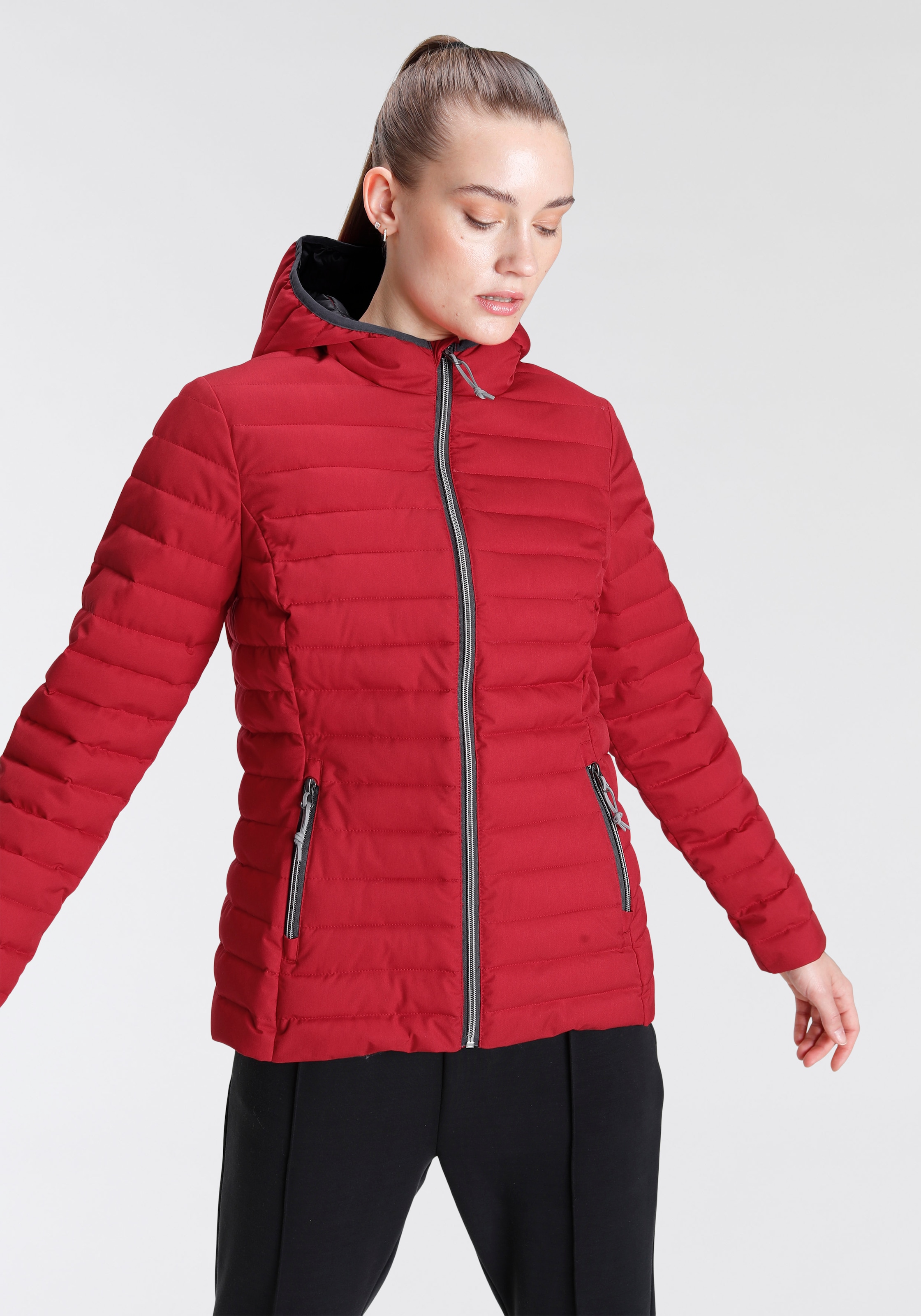 bestellen by killtec Steppjacke OT-P«, BAUR DX WMN Kapuze »CAFORA mit G.I.G.A. | QUILTED JCKT