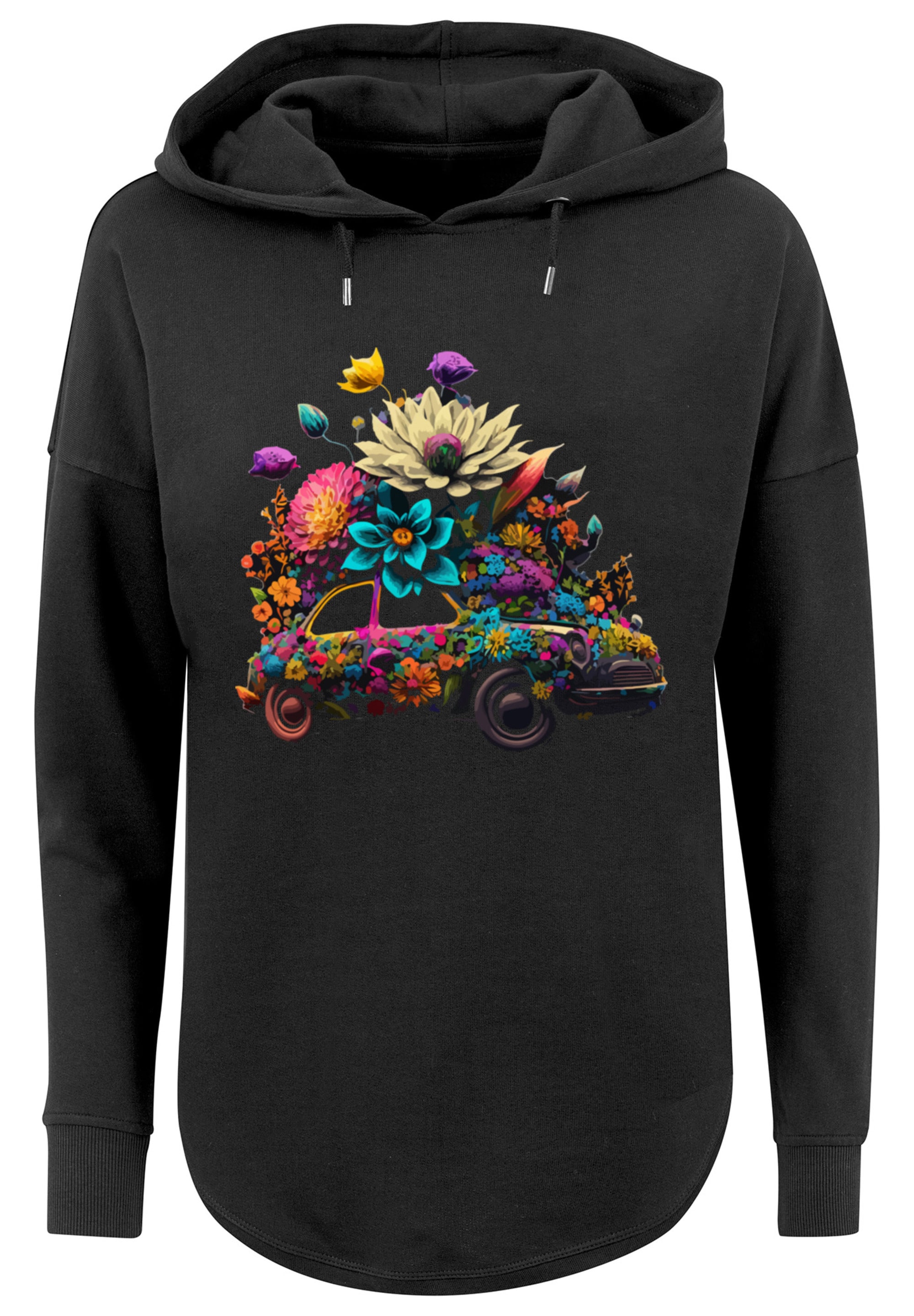 F4NT4STIC Kapuzenpullover »Blumen Auto Oversize Hoodie«, Print