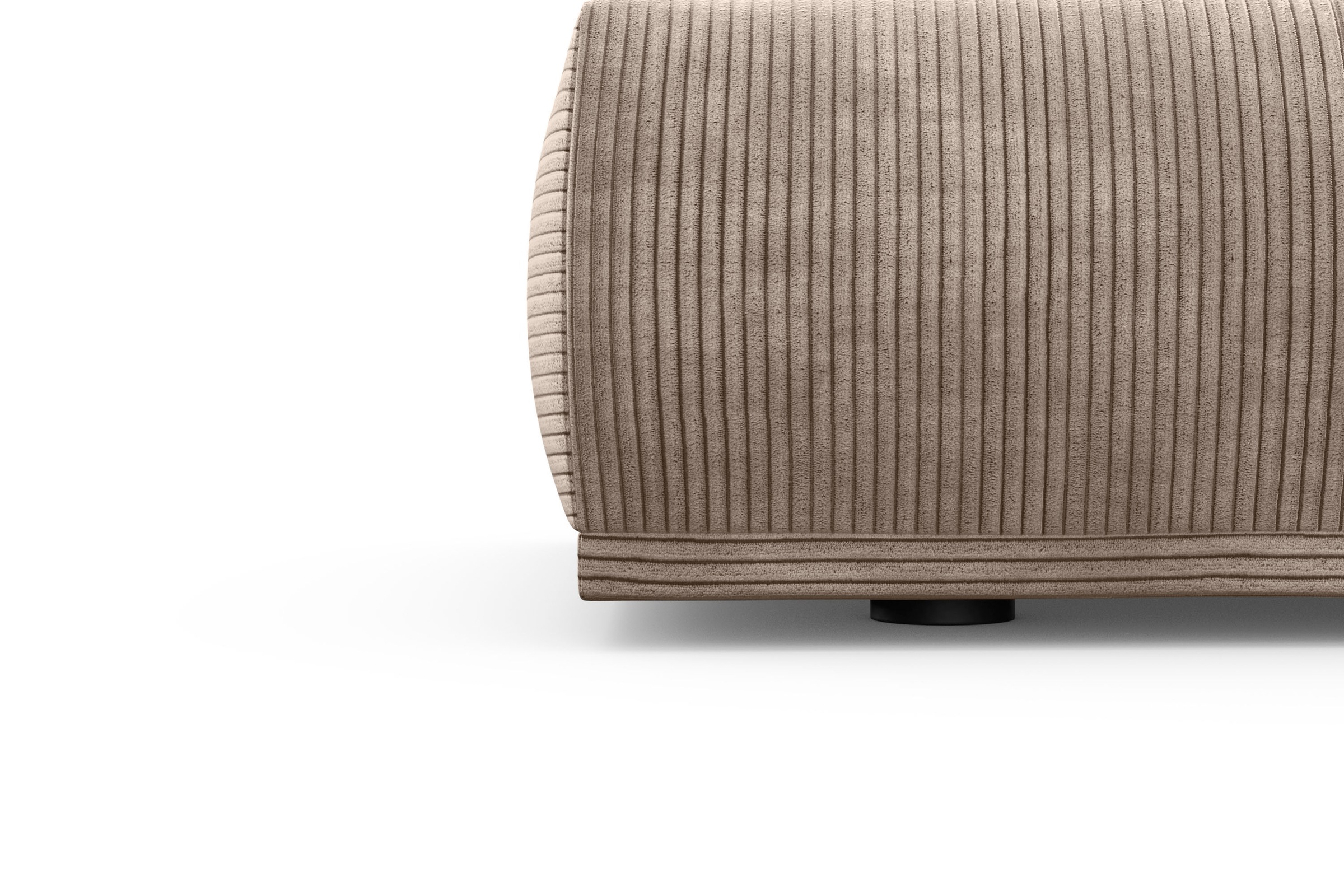 TRENDMANUFAKTUR Big-Sofa »Braga, mit hochwertigem Kaltschaum, Megasofa, in Cord erhältlich«, modernes Big-Sofa, Couch mit hohem Sitzkomfort, 277/72/107 cm (B/H/T)