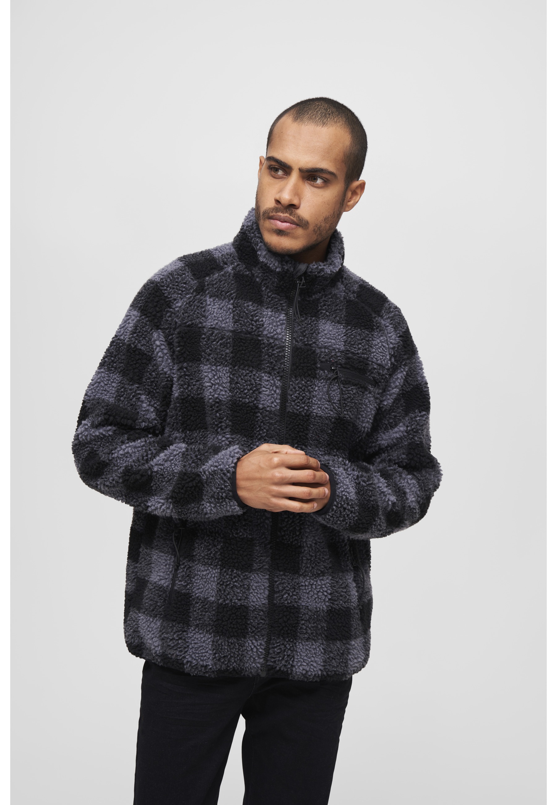 Thumbnail - Brandit Allwetterjacke "Brandit Herren Teddyfleece Jacket" 1 Stk. tlg. ohne Kapuze