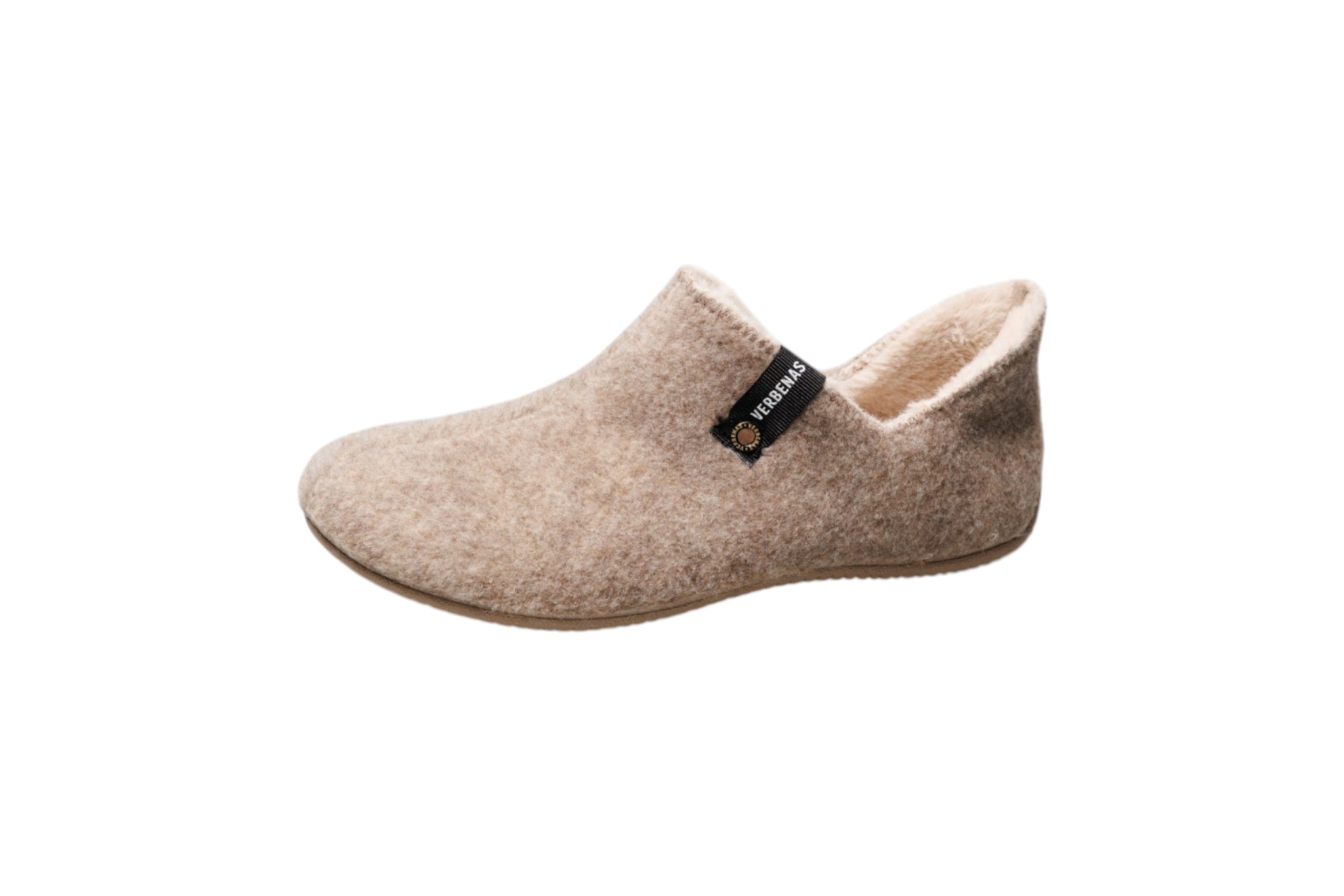 VERBENAS Hausschuh "YOI PICOS PET TONE" Hüttenschuh, Homeslipper, Wohlfühlschuh mit Logo-Schriftzug