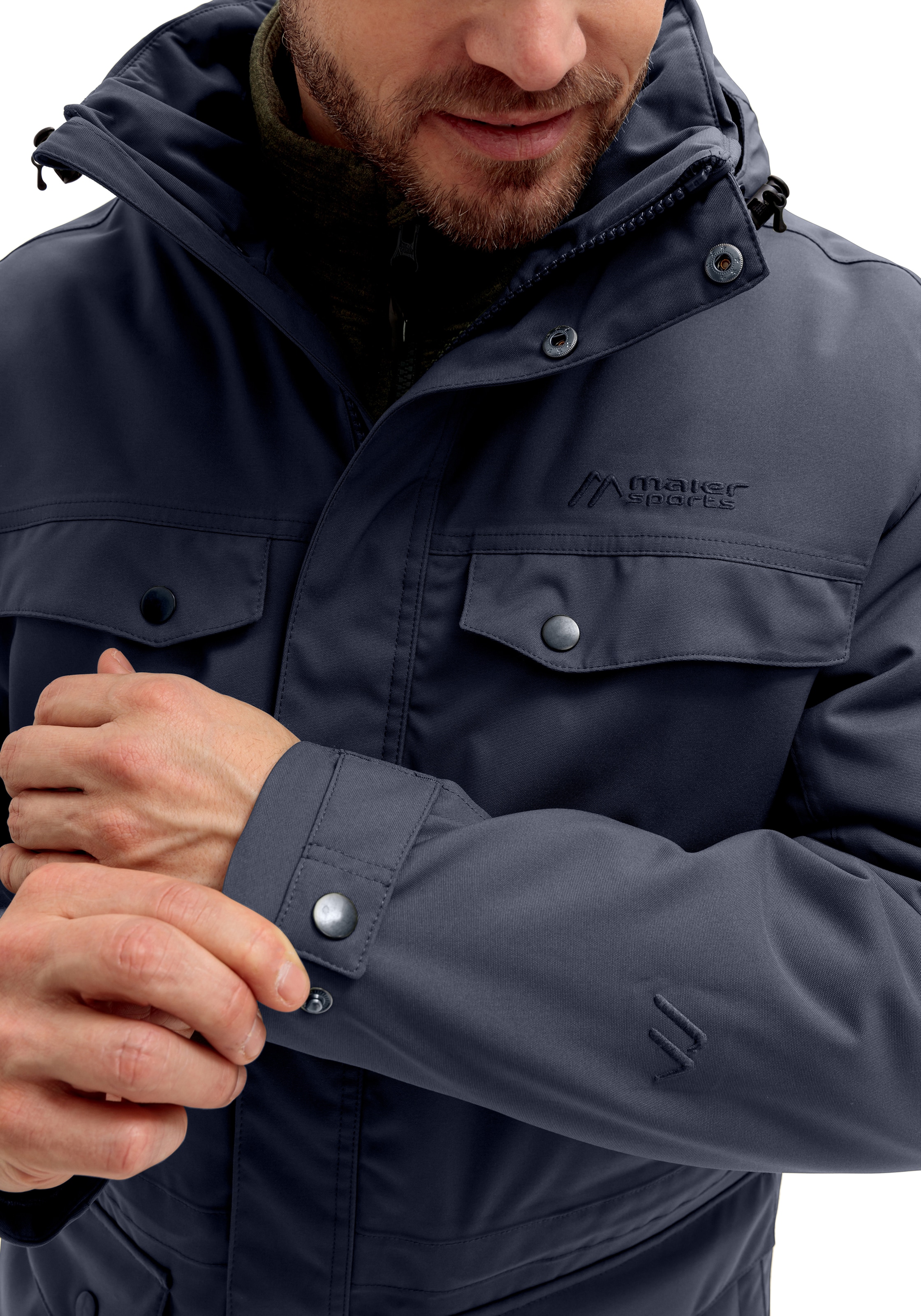 Maier Sports Funktionsjacke »Knuth«, Herren Outdoorjacke, wind/wasserdichte Jacke, mTHERM Isolation