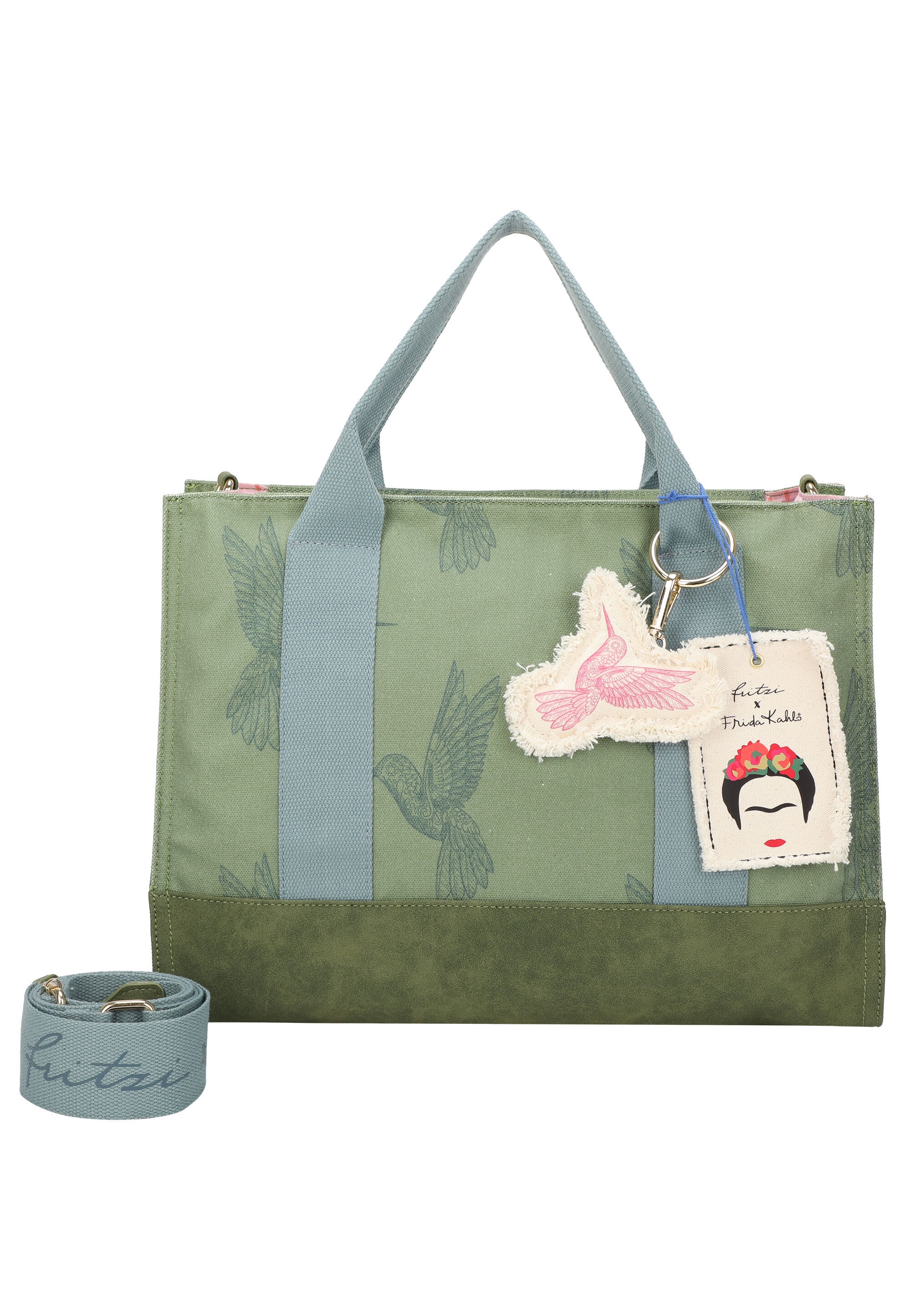 Fritzi aus Preußen Shopper »Fritzi x Frida Kahlo« mit Kolibri-Print