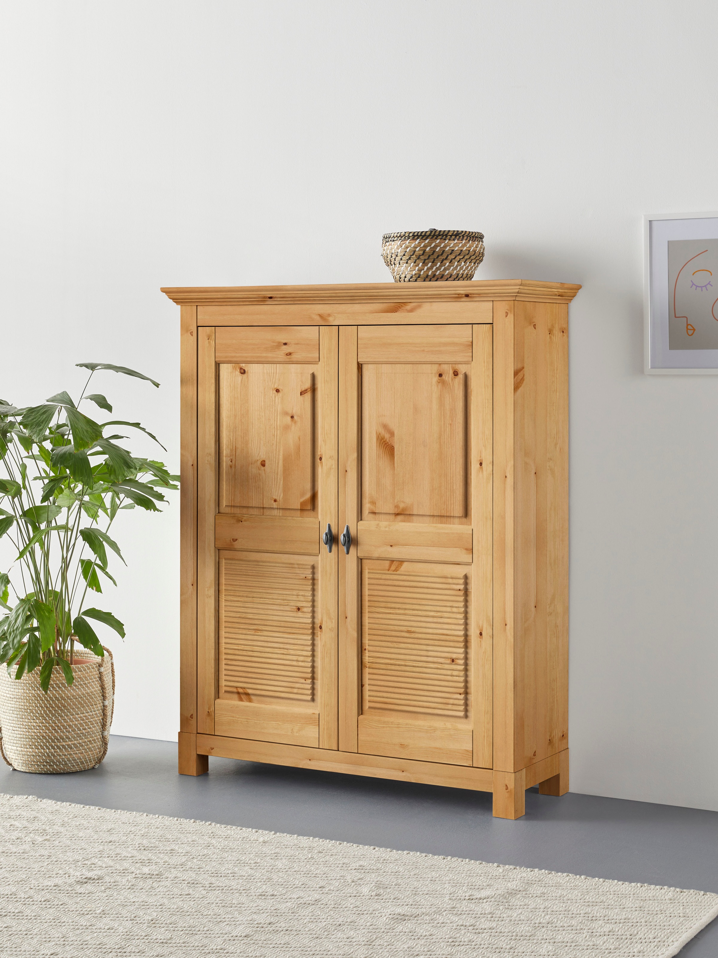OTTO home Schuhkommode "Rauna" aus massiver Kiefer, viel Stauraum günstig online kaufen