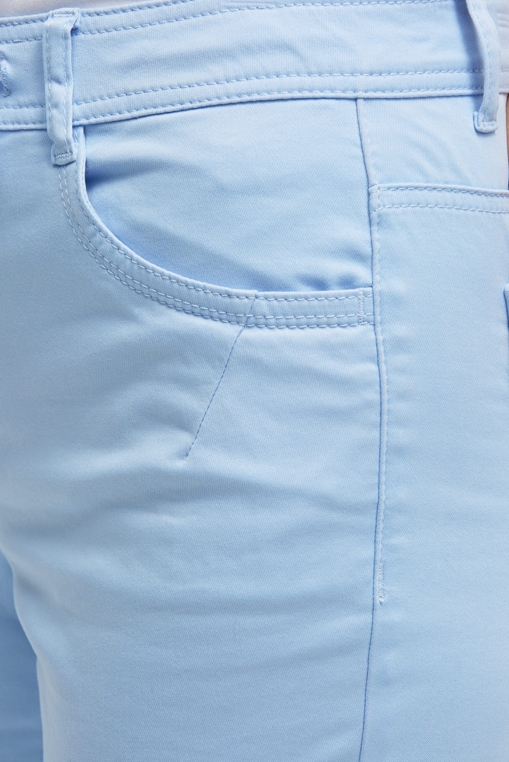 SOCCX Comfort-fit-Jeans mit verkürztem Bein