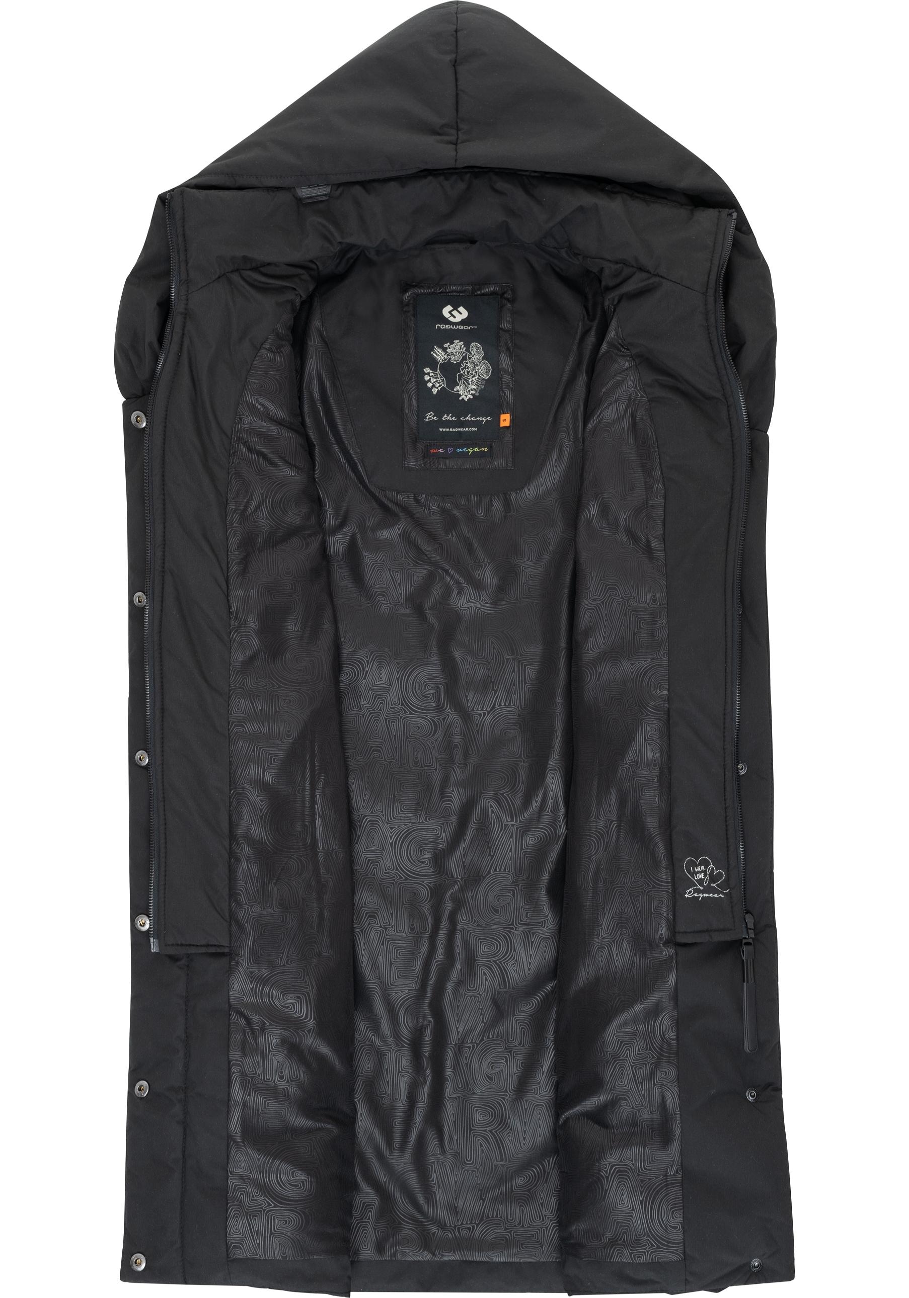 Ragwear Steppweste »Natalka Vest«, stylische, gesteppte Winterweste mit gefütterter Kapuze