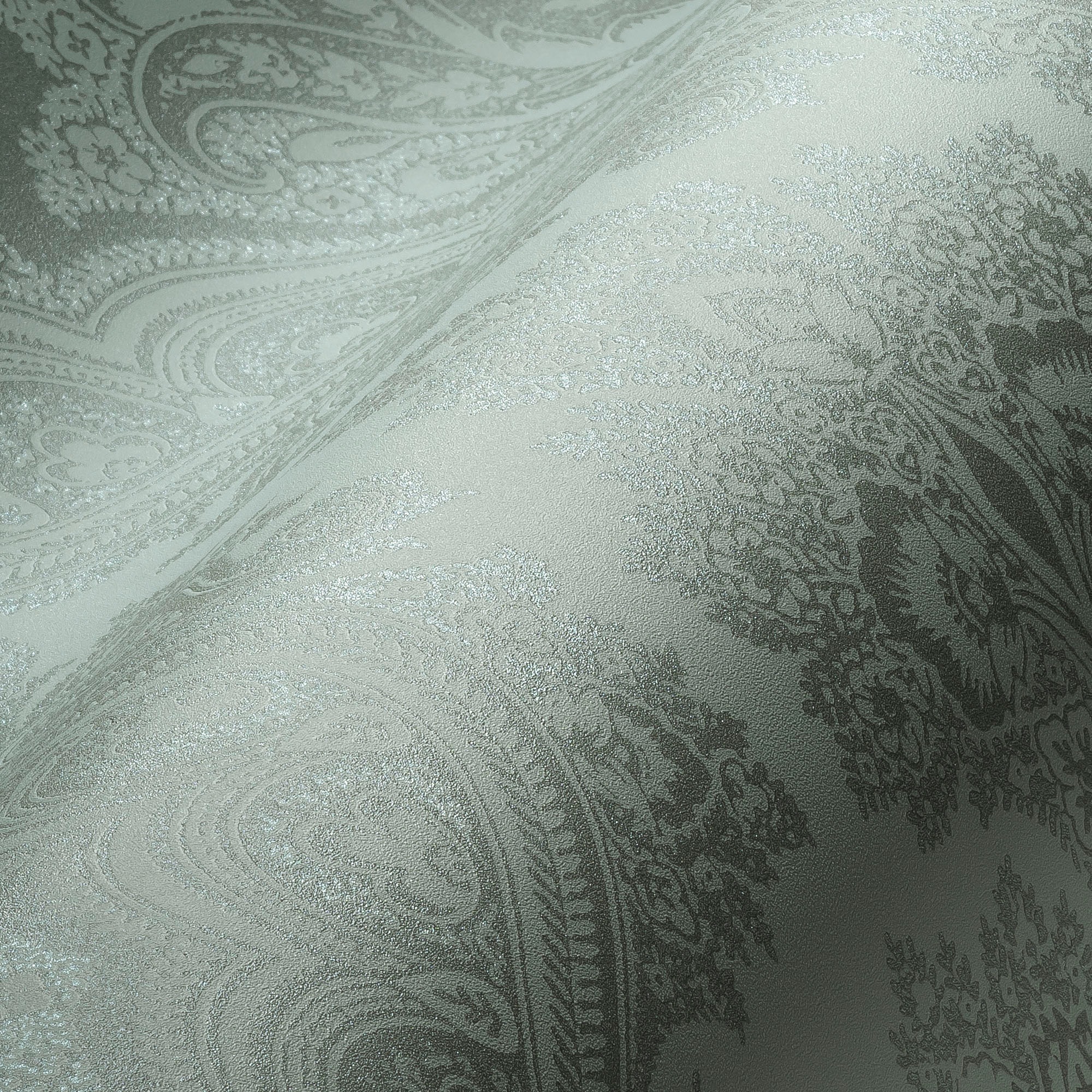 living walls Vliestapete »My Home My Spa«, Barock-ornamental-Glitzermuster, Barock Tapete Ornament Muster glitzernd Hintergrund matt glatt Vlies