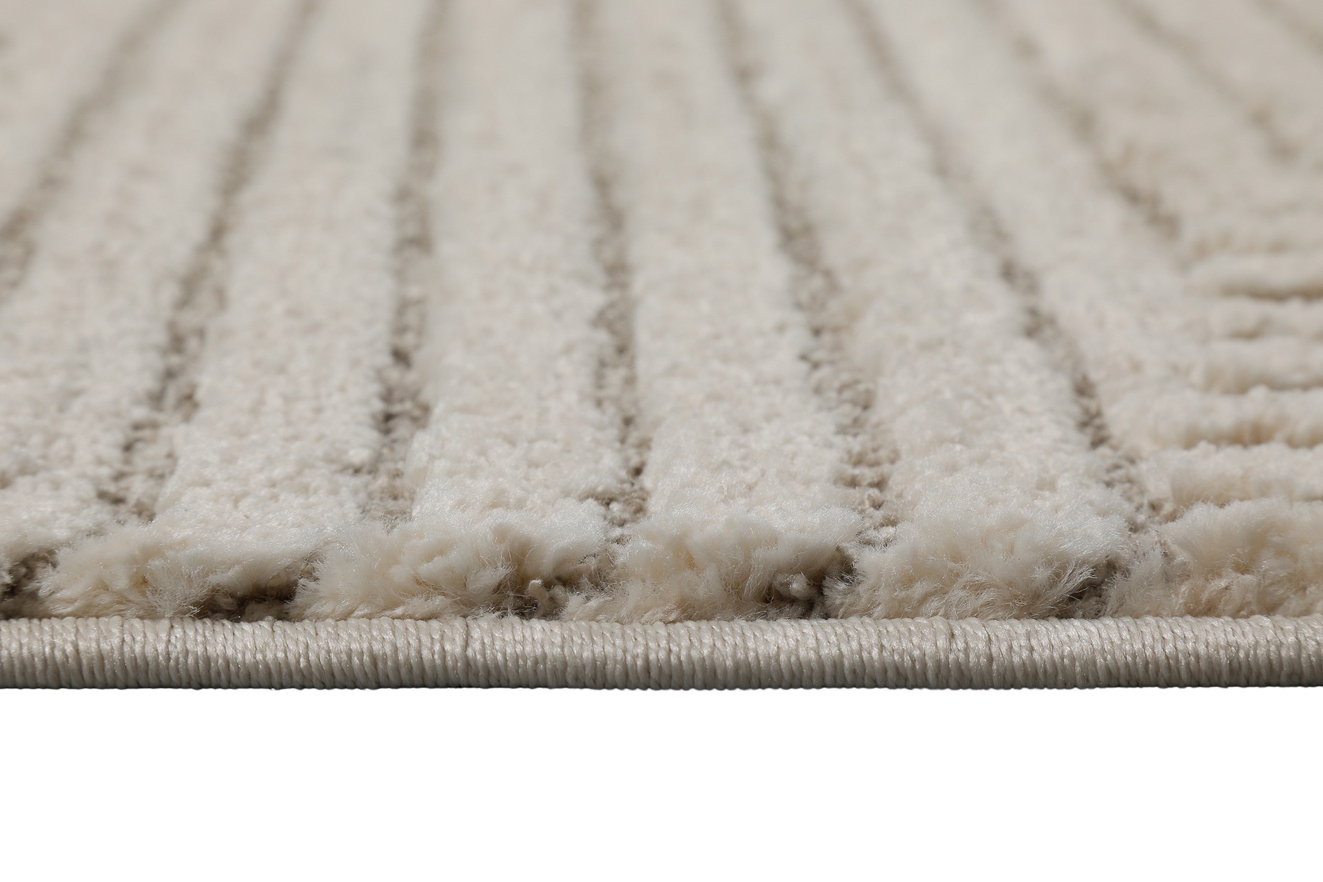 Wecon home Teppich »Mats«, rechteckig, 18 mm Höhe, Gewebt, Hoch-Tief, pflegeleicht, Retro Design, Scandi, Wohnzimmer