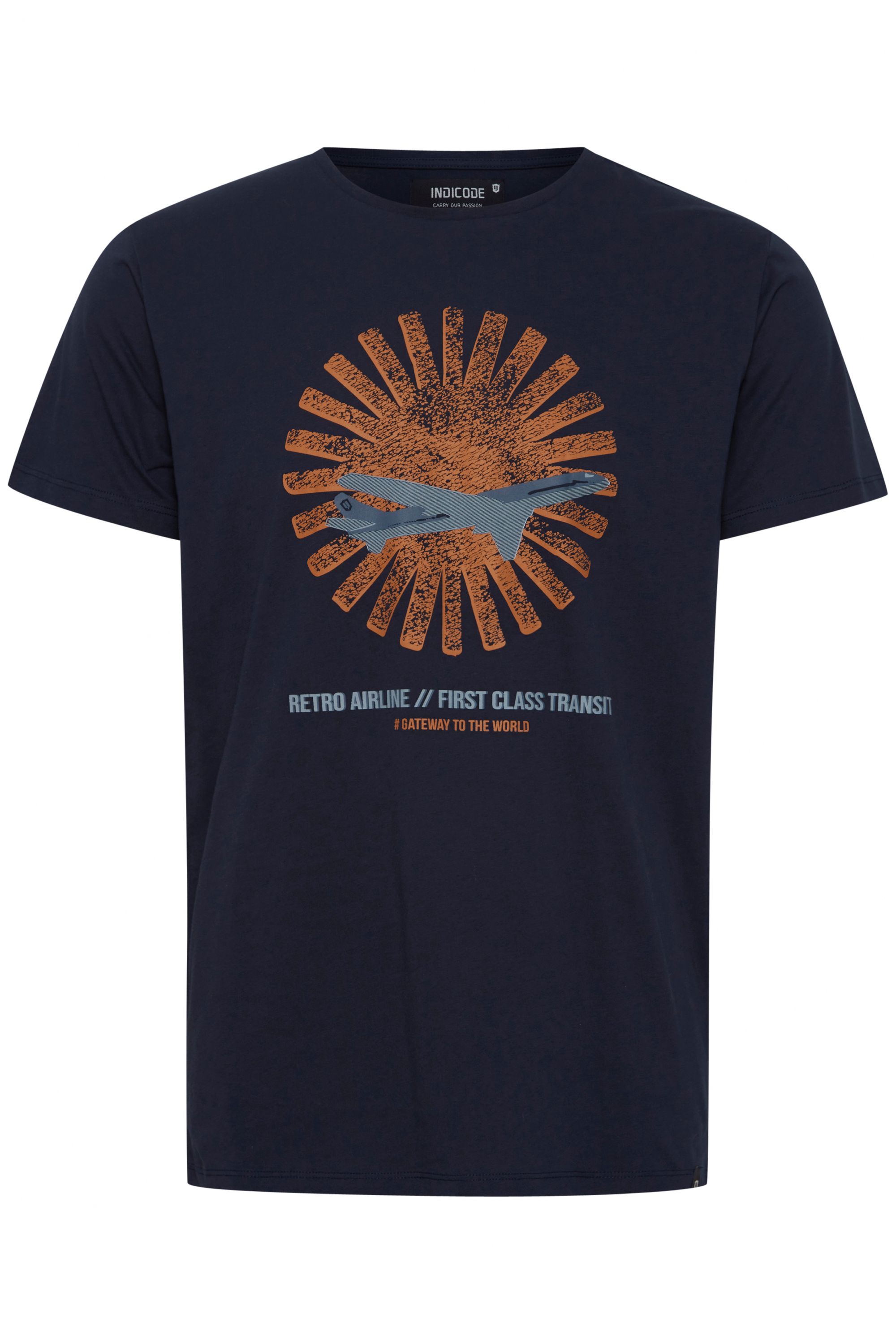 Indicode T-Shirt "T-Shirt IDRonny"