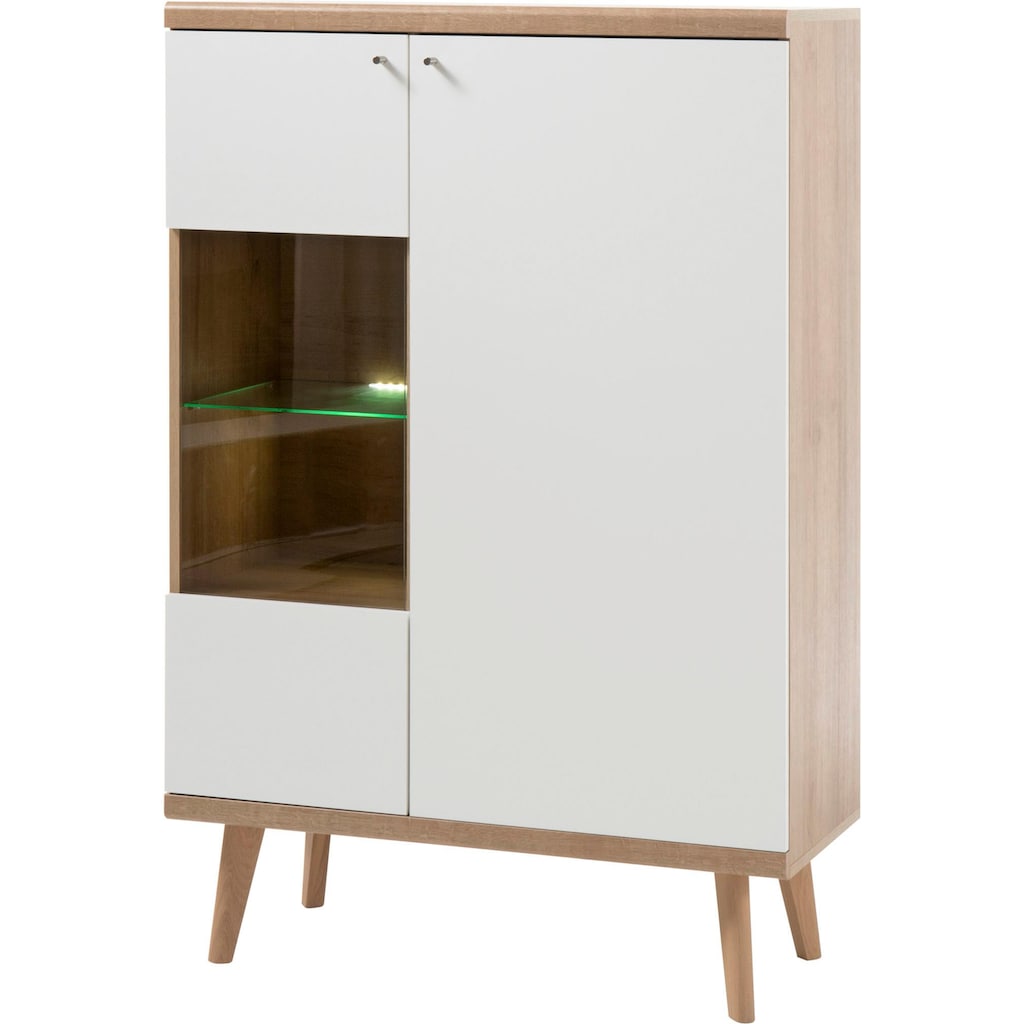 andas Vitrine »Merle«, Scandi Design, Höhe 134 cm