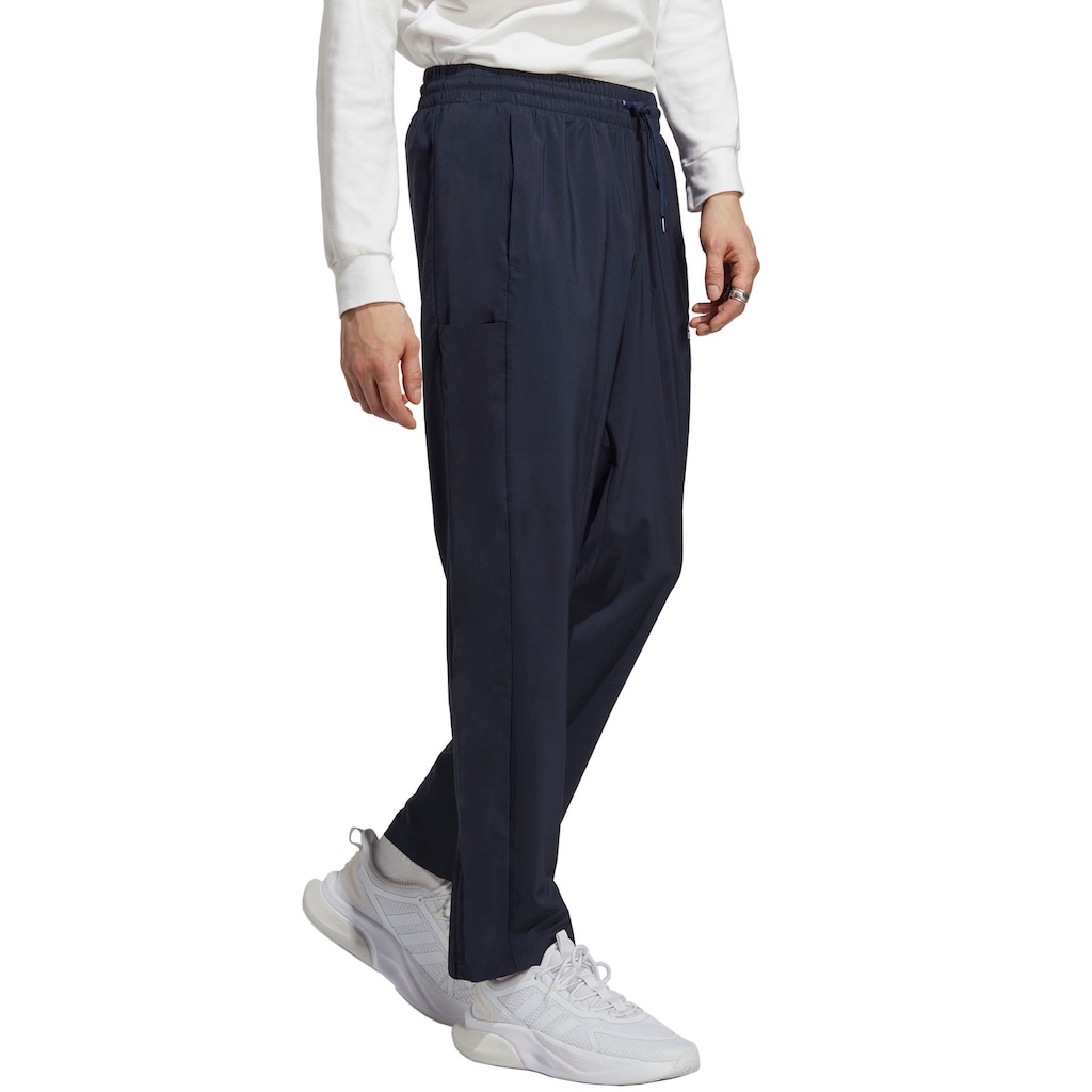 adidas Sportswear Sporthose »AEROREADY ESSENTIALS STANFORD OPEN HEM EMBROIDERED SMALL LOGO HOSE«, (1 tlg.)