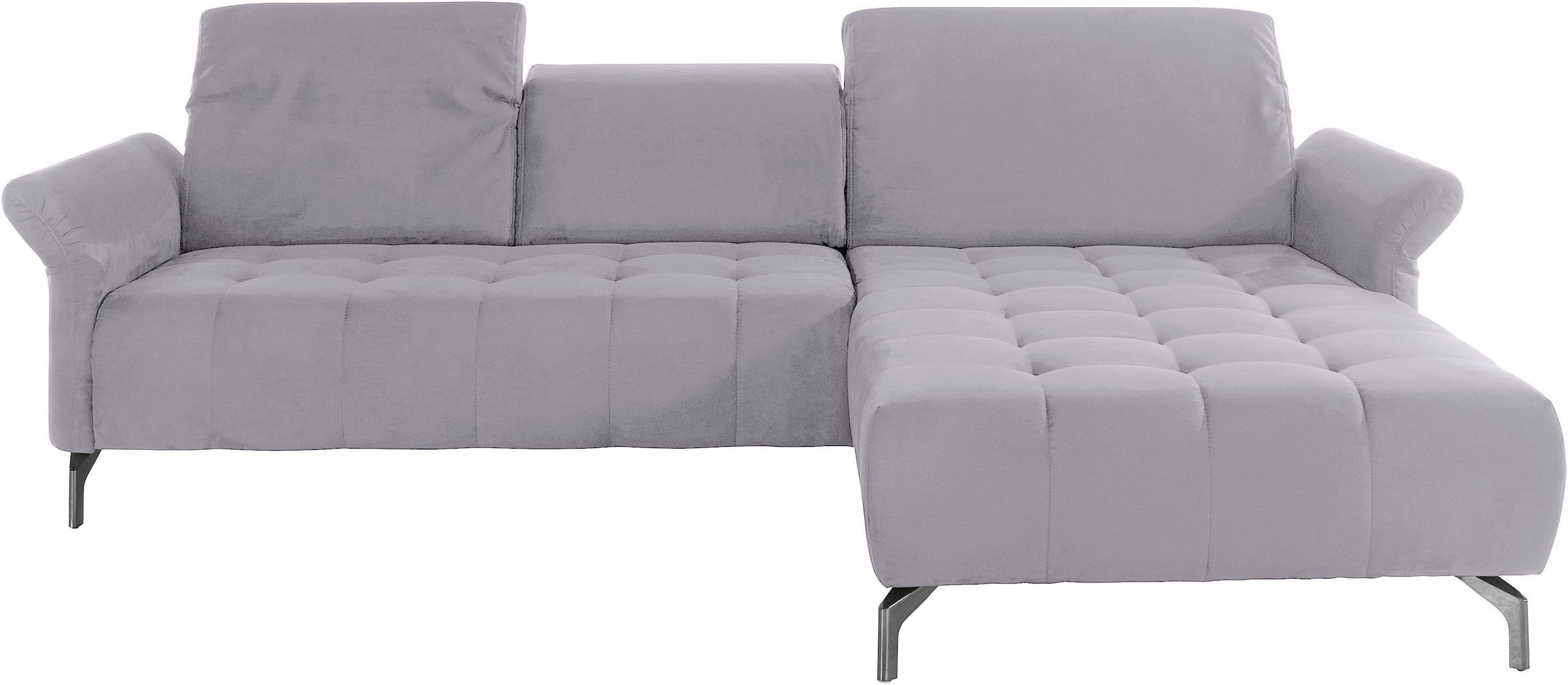 Home affaire Ecksofa »Fresh L-Form« Federkern, wahlweise Kopfteilverstellung und motorischer Vorziehsitz