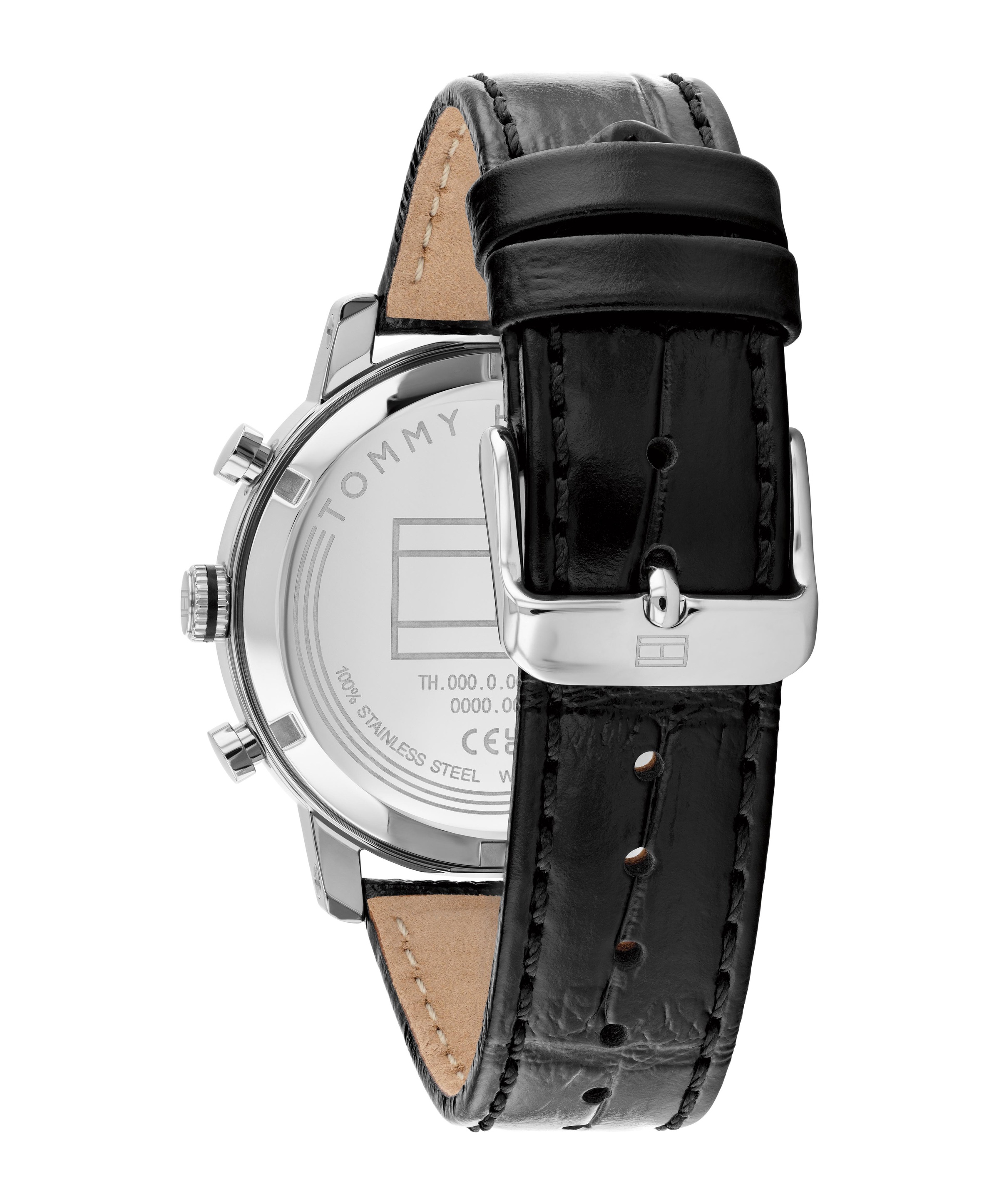 Tommy Hilfiger Multifunktionsuhr »TH-OXFORD« Quarzuhr, Armbanduhr, Herrenuhr, Lederarmband, analog