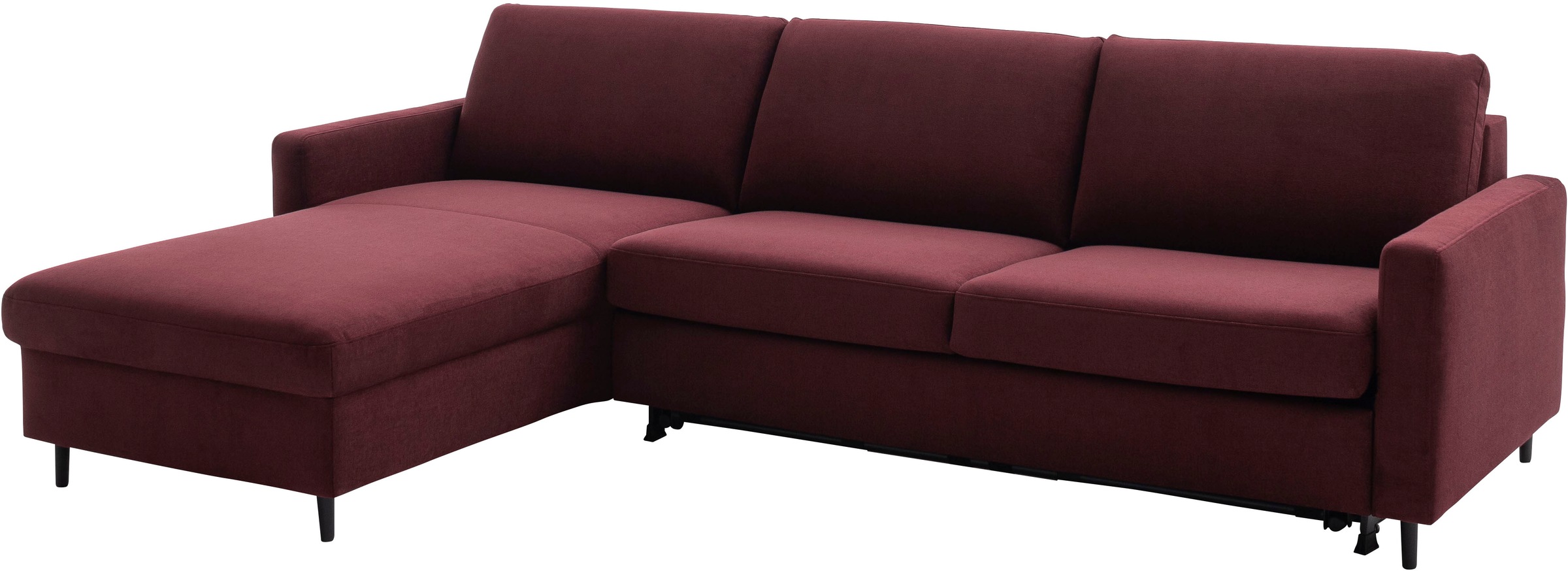 Home affaire Ecksofa "Calestra, Bezug Easy Care, Dauerschlaffunktion in 2 Q günstig online kaufen