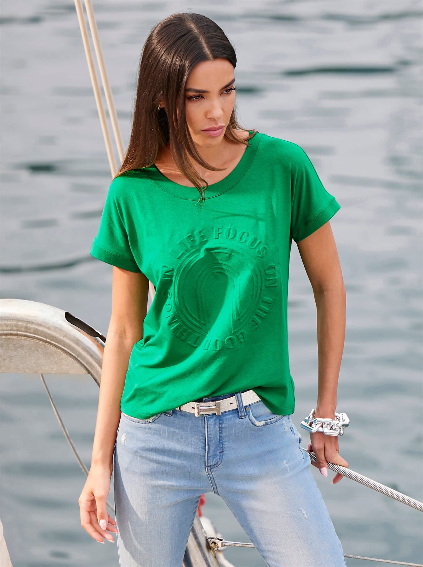 heine T-Shirt »Shirt«, (1 tlg.)