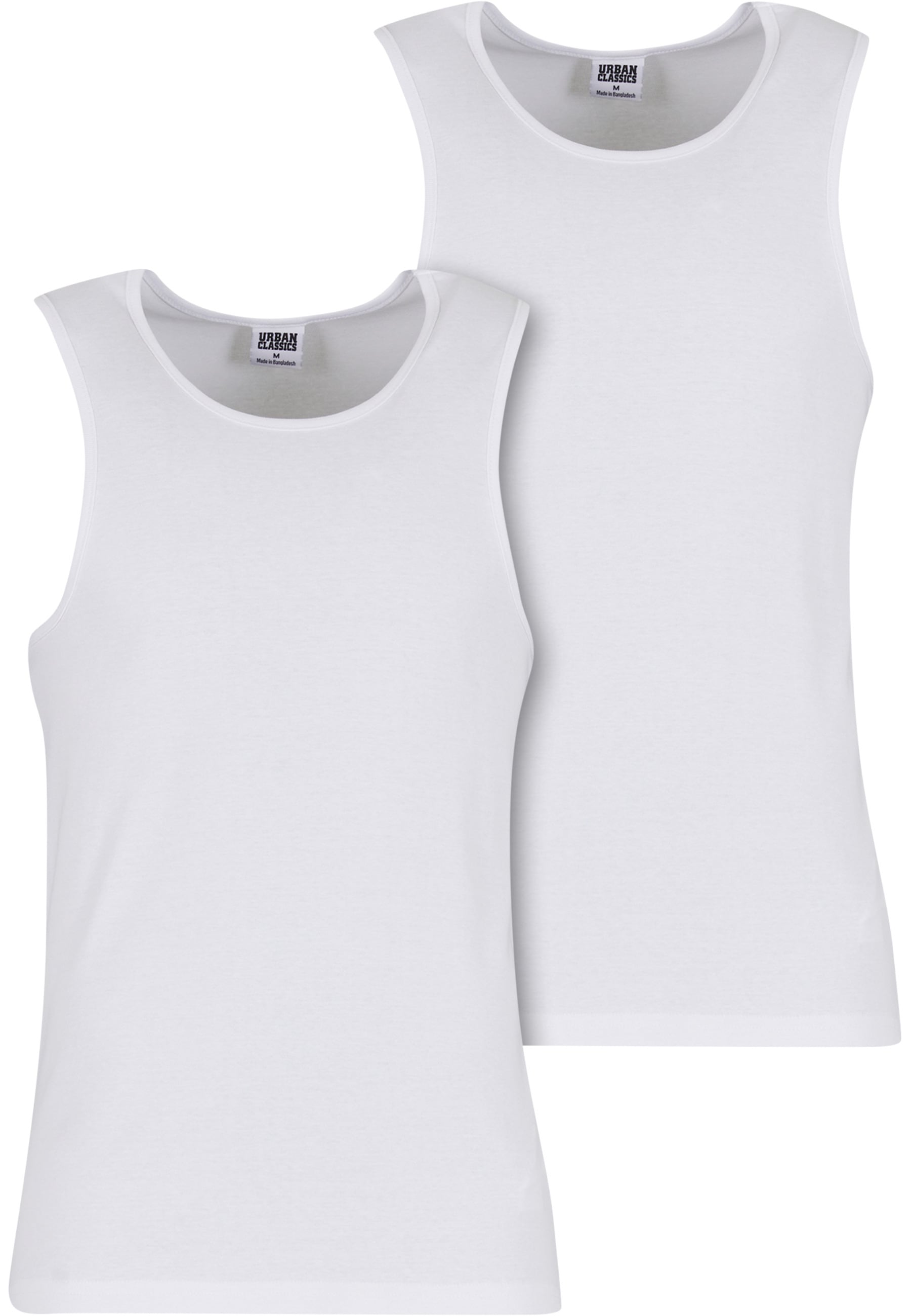 URBAN CLASSICS Tanktop "Urban Classics Ribbed Undershirt 2-Pack" 1 Stk. günstig online kaufen