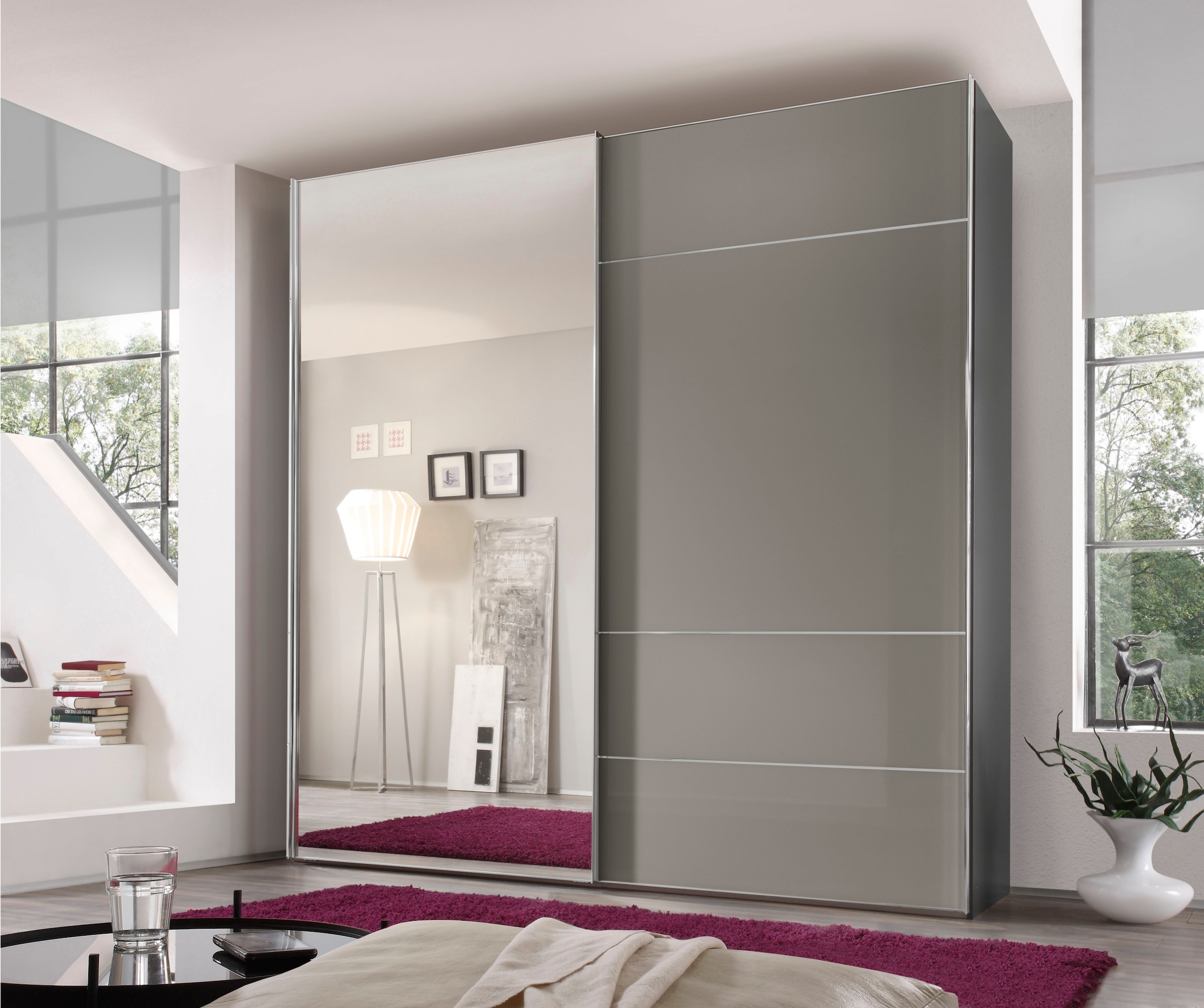 STAUD Schwebetürenschrank "Sonate Lucca mit Spiegel, Made in Germany", Mit günstig online kaufen