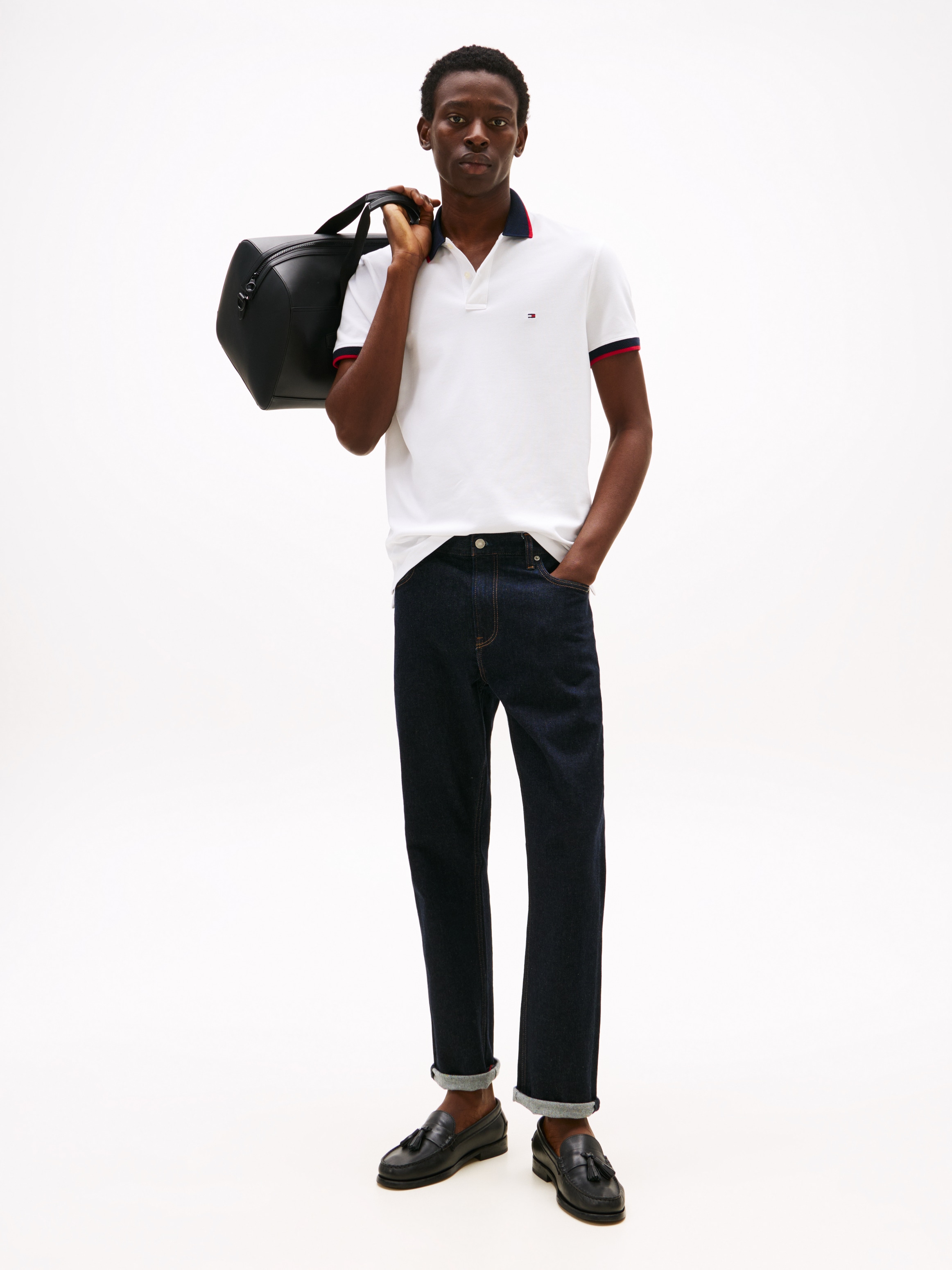 Tommy Hilfiger Poloshirt »CONTRAST COLLAR CUFF REG POLO«