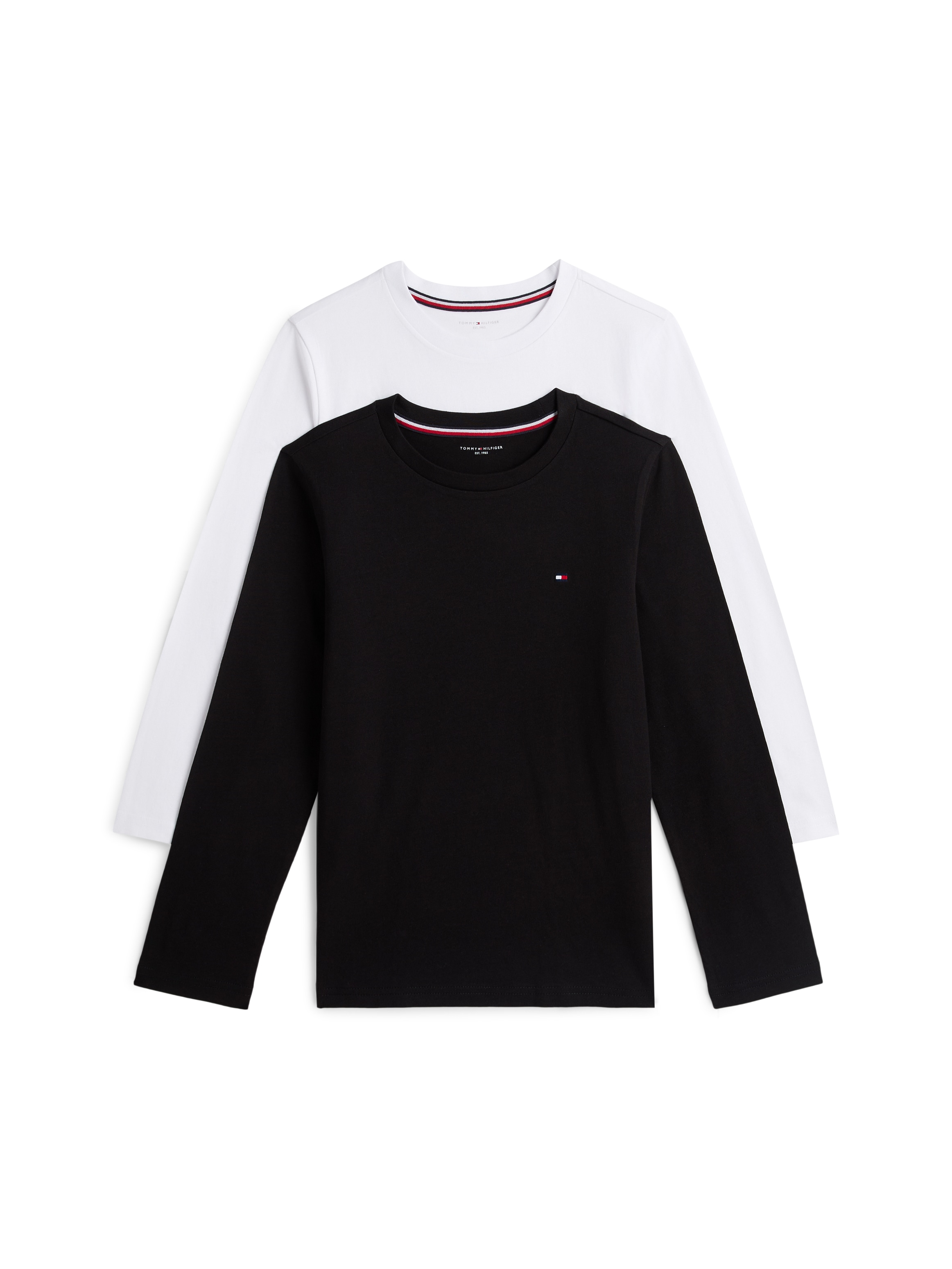 Tommy Hilfiger Underwear Langarmshirt "2P CN TEE LS" Packung, 2er-Pack, 2 mit Markenlabel