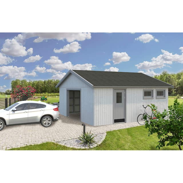 Palmako Garage »Andre«, BxTxH: 603x622x216 cm, ohne Tor, natur günstig |  BAUR