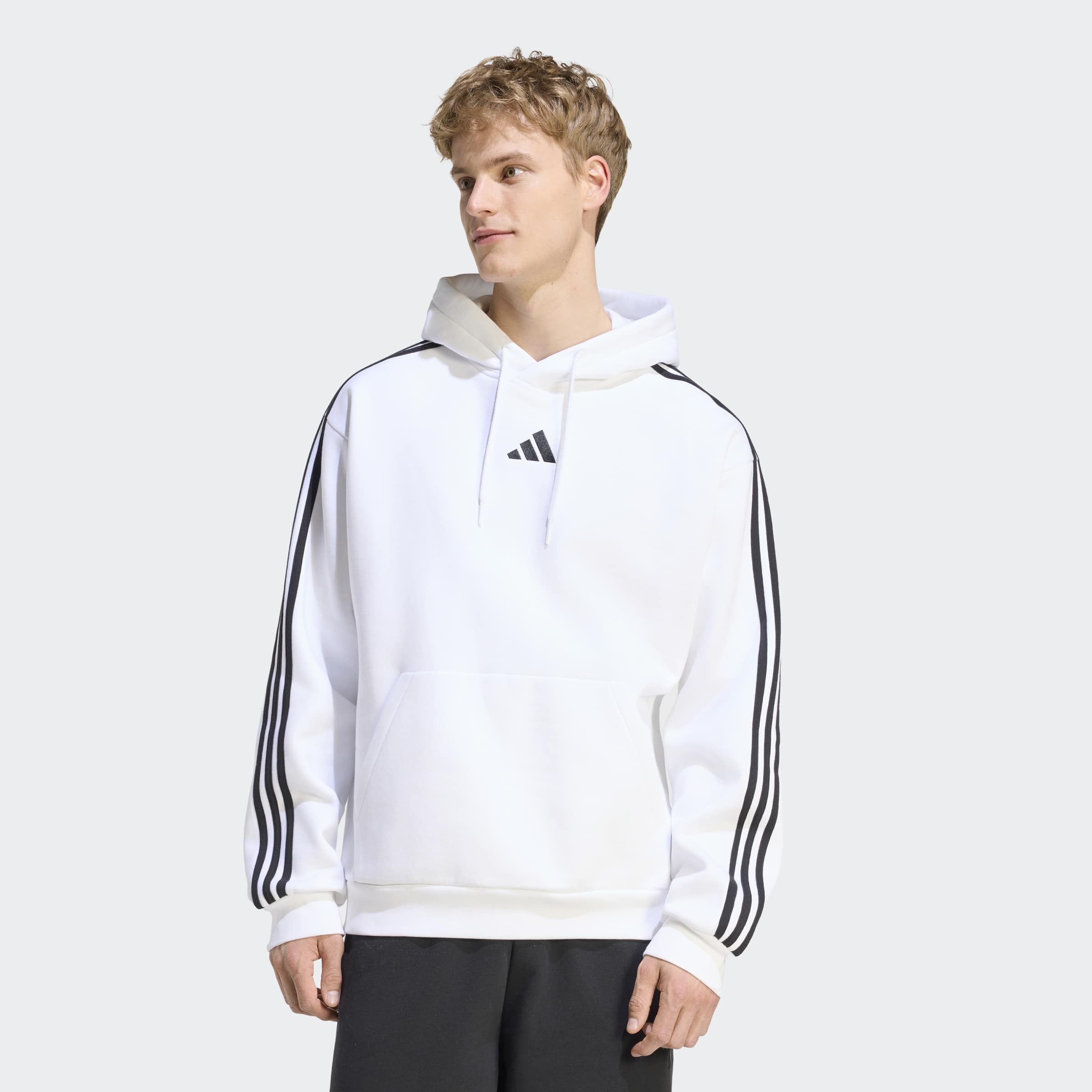 adidas Sportswear "ESSENTIALS 3-STREIFEN FLEECE HOODIE"