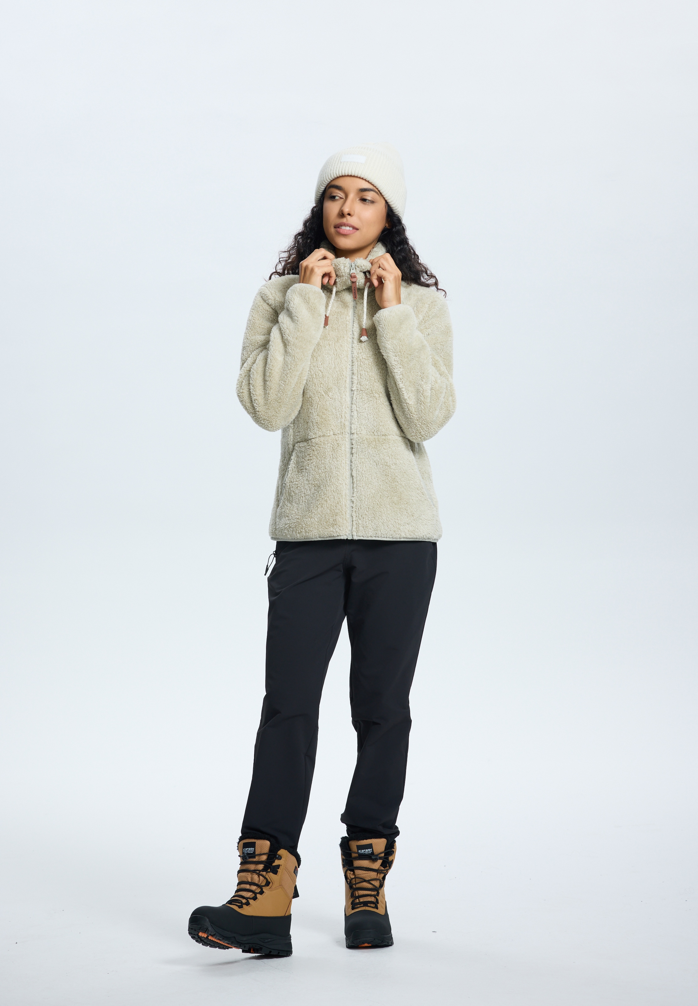 Icepeak Fleecejacke "ICEPEAK COLONY" sportlicher Stil, mit Reißverschluss, schnell trocknendes Material