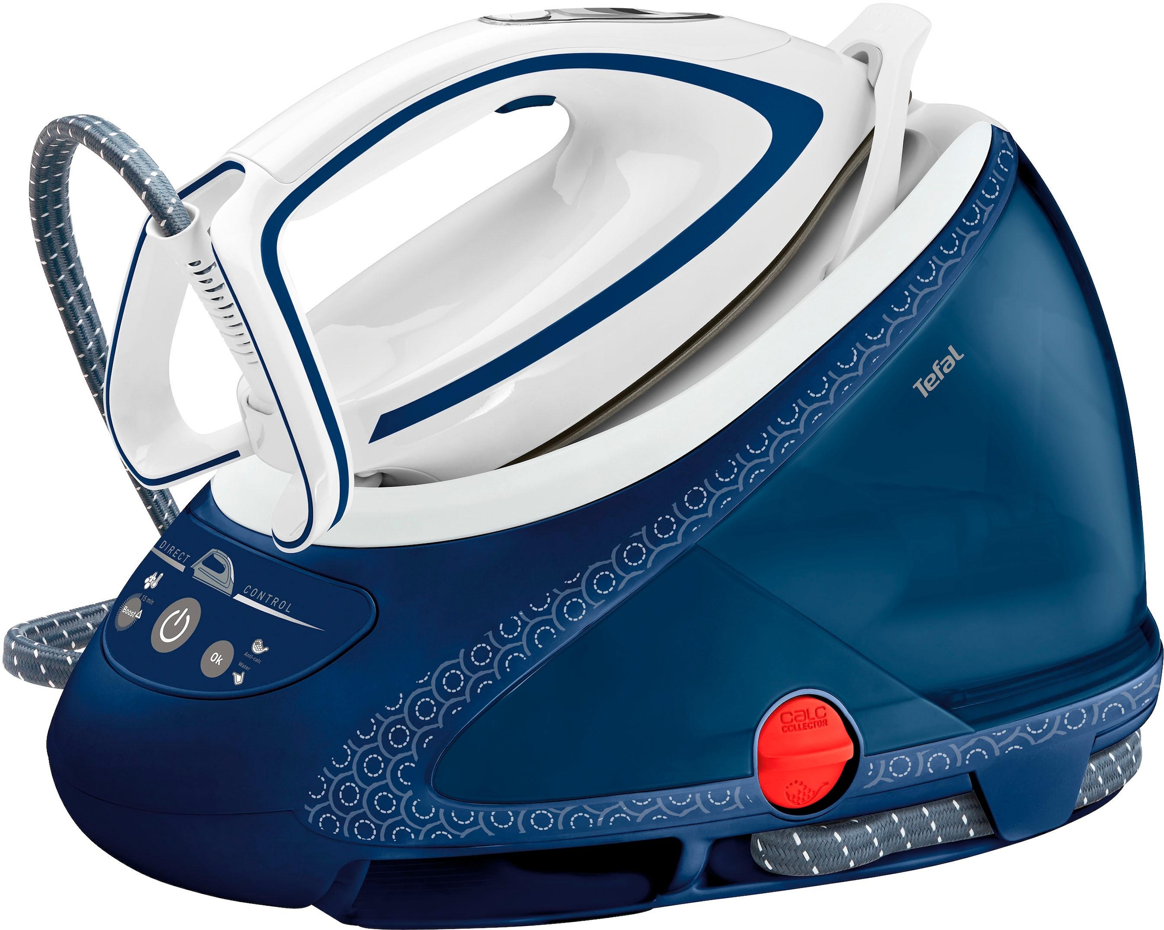 Tefal Dampfbügelstation »GV9580 Pro Express Ultimate Care«, 8 Bar Druck, 180 g/Min. Konstanter Dampf, 580 g/Min. extra Dampfstoß