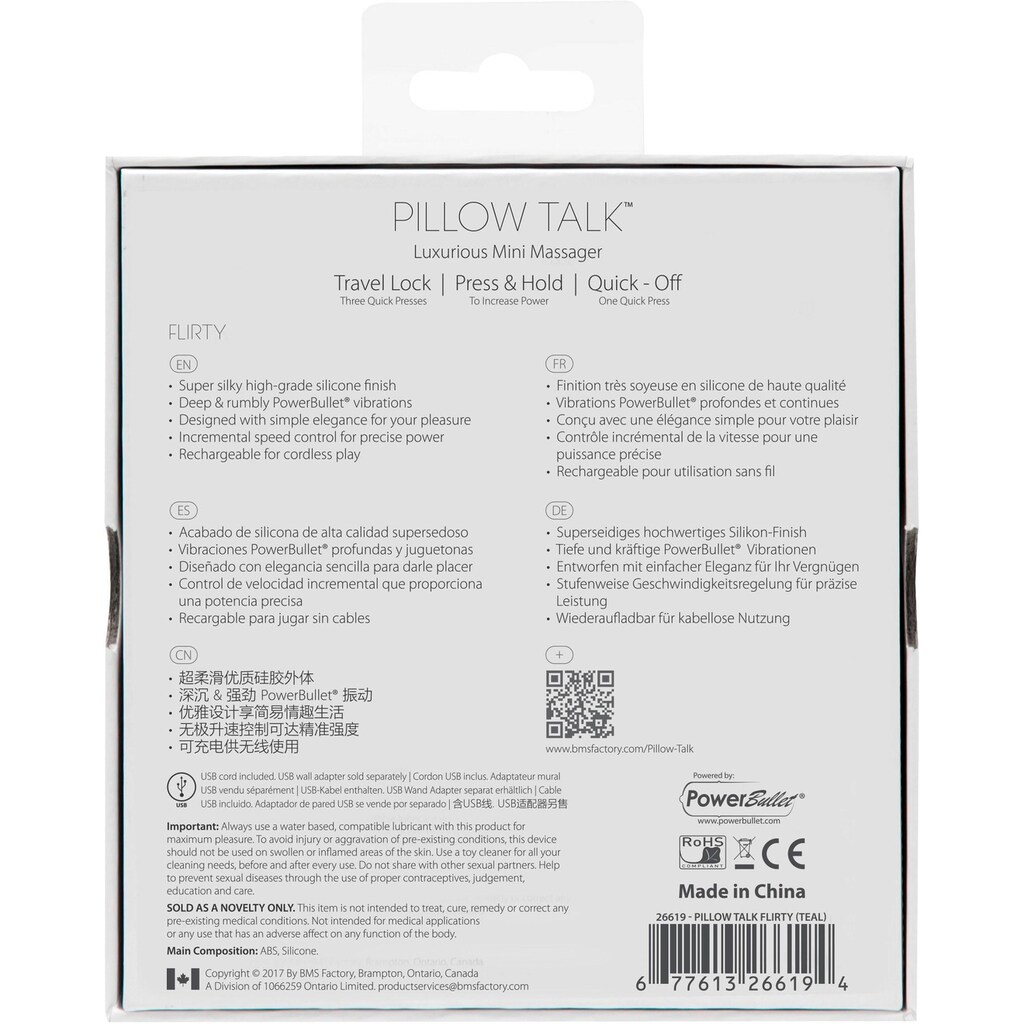 Pillow Talk Vibrator »Pillow Talk Flirty Minivibrator«