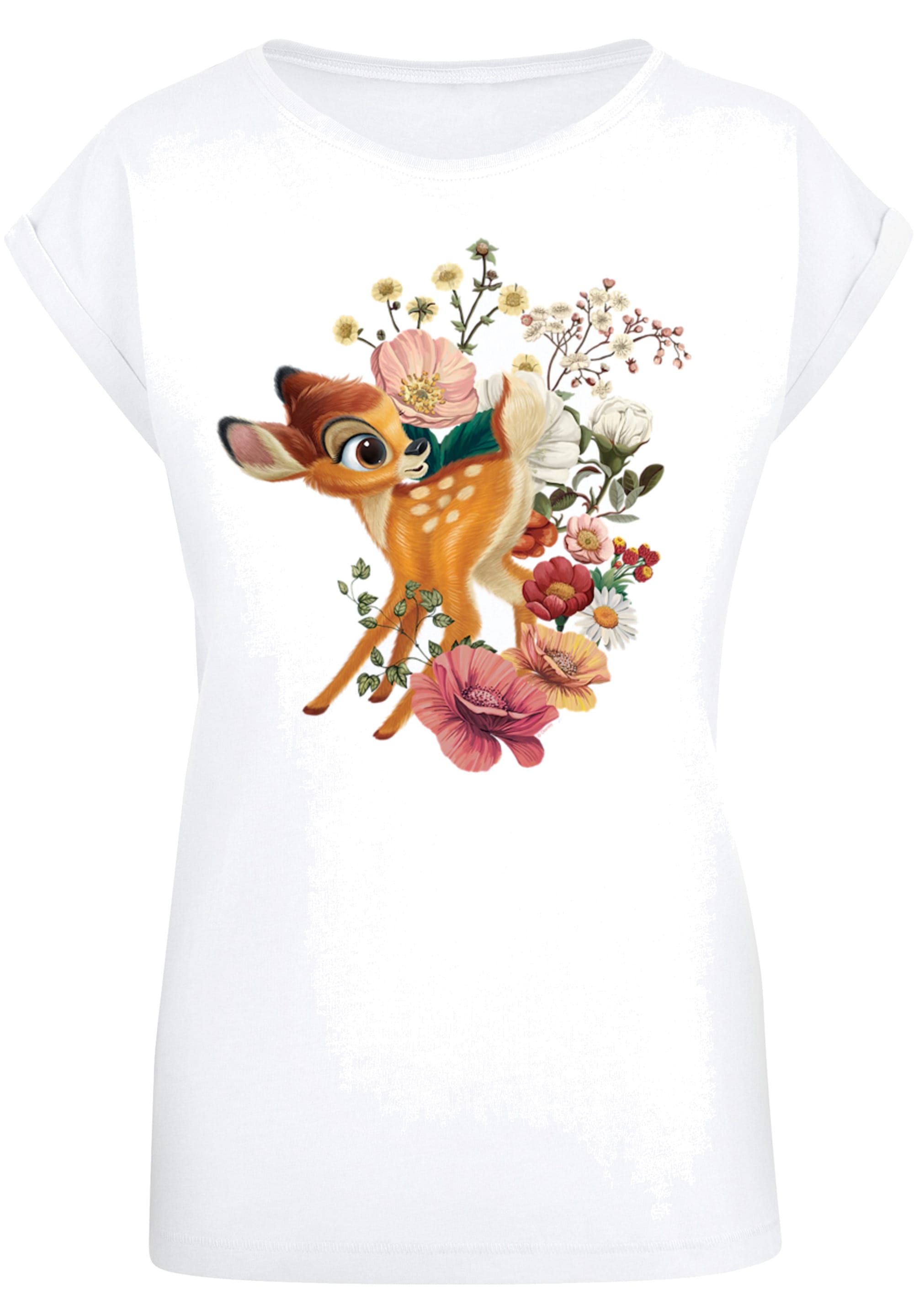 F4NT4STIC T-Shirt "PLUS SIZE Bambi Meadow", Print günstig online kaufen