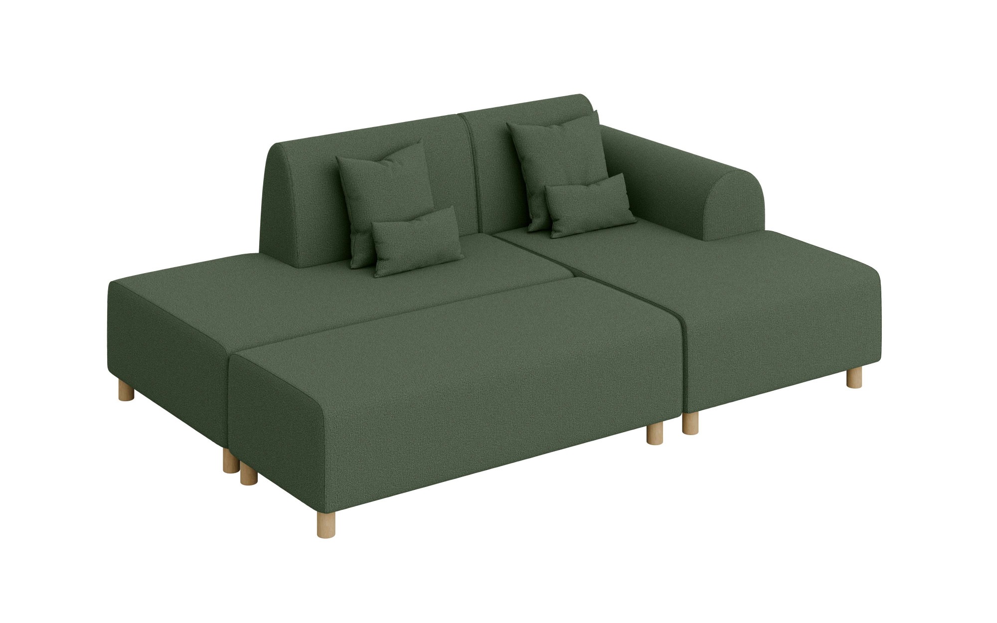 INOSIGN Ecksofa »Suyala«, L-Form mit Hocker