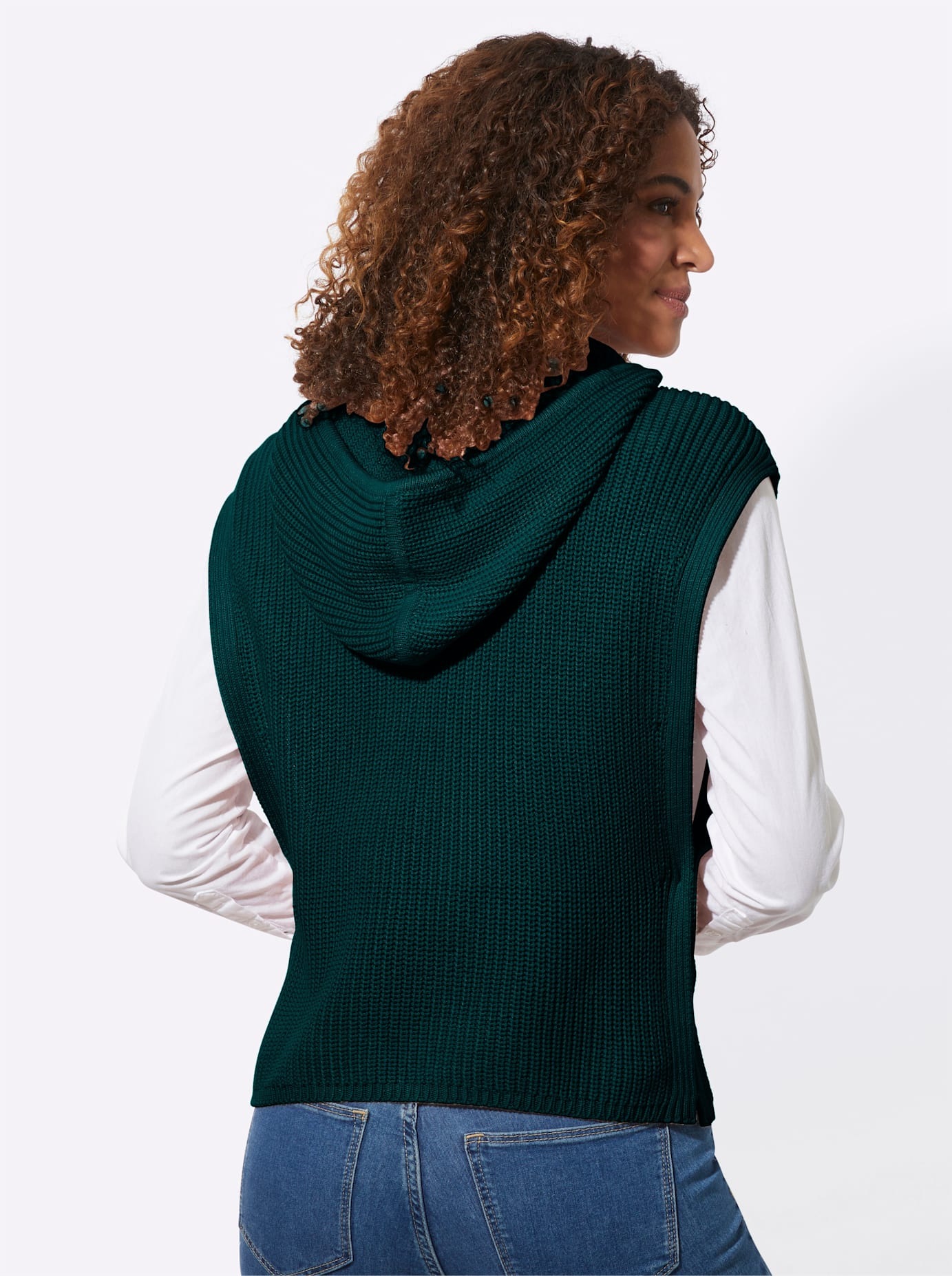 Casual Looks Pullunder »Kapuzen-Pullunder«