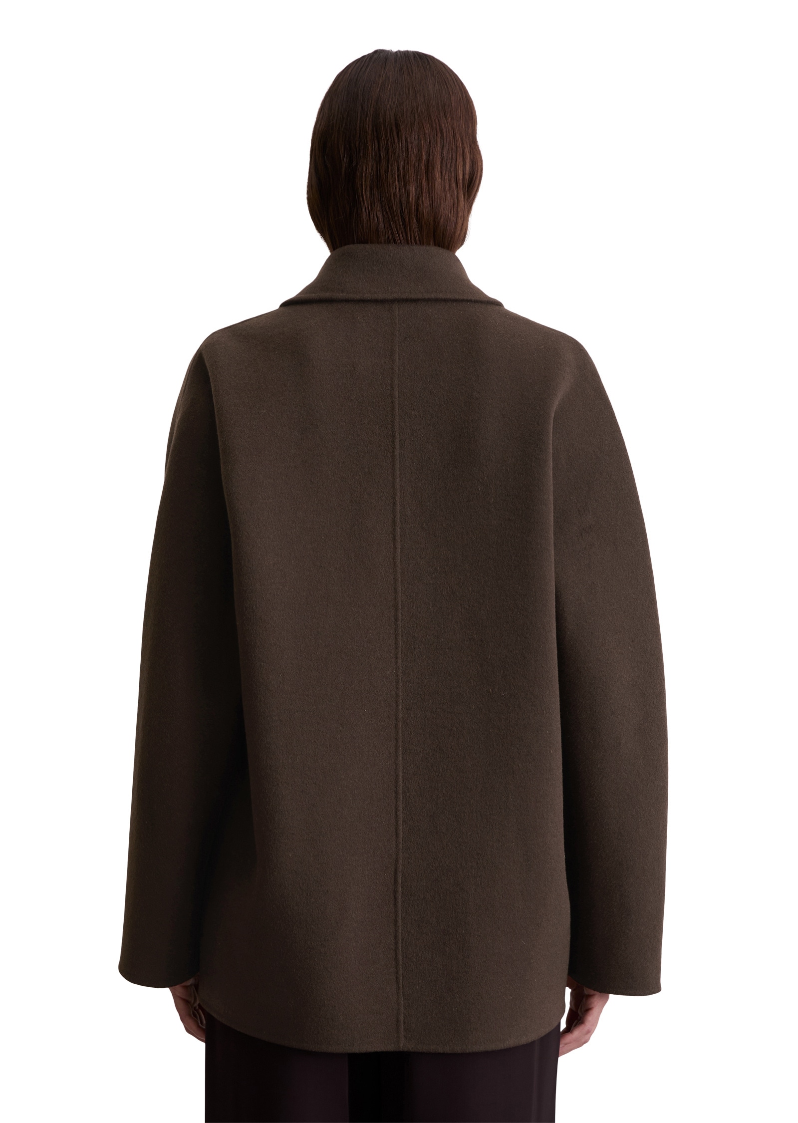 Marc O'Polo Outdoorjacke »aus edlem Woll-Doubleface«, ohne Kapuze