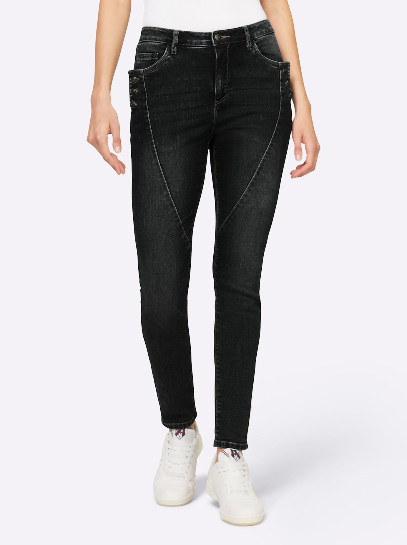 heine Bequeme Jeans 1 Stk. tlg. günstig online kaufen