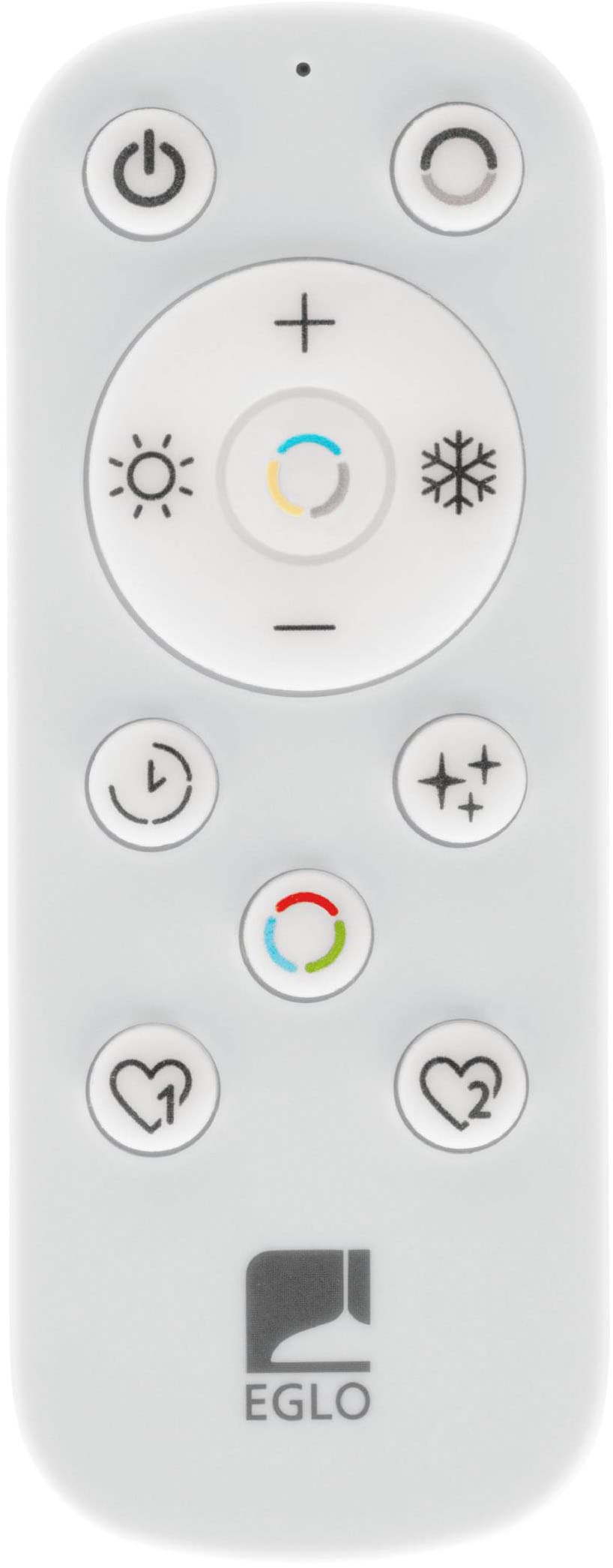 EGLO Deckenleuchte »Loretello Deckenlampe, Wohnzimmerlampe, Metall und Kunststoff, Lampe« LED-Modul 1 Stk. Kaltweiß | Neutralweiß | Warmweiß Wand-/Deckenleuchte - L35 x B35 x H7,5 cm - schwarz - 12W inkl.