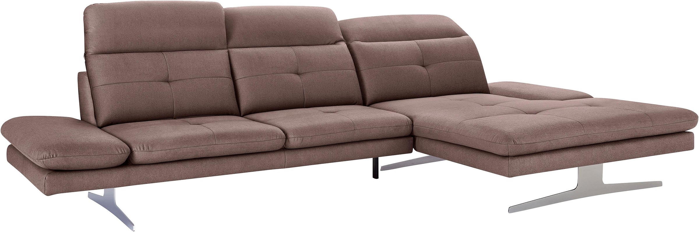 exxpo - sofa fashion Ecksofa, inkl. Kopf- bzw. Rückenverstellung und  Armteilverstellung bestellen | BAUR