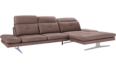 exxpo - sofa fashion Ecksofa, inkl. Kopf- bzw. Rückenverstellung und  Armteilverstellung bestellen | BAUR