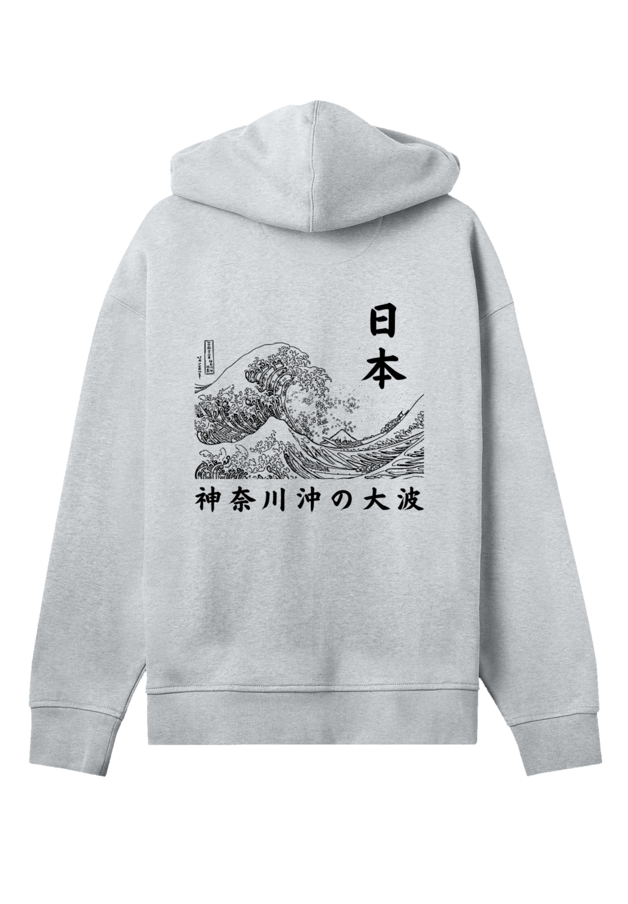 F4NT4STIC Kapuzenpullover "Kanagawa Welle Golden Gai", Premium Qualität günstig online kaufen