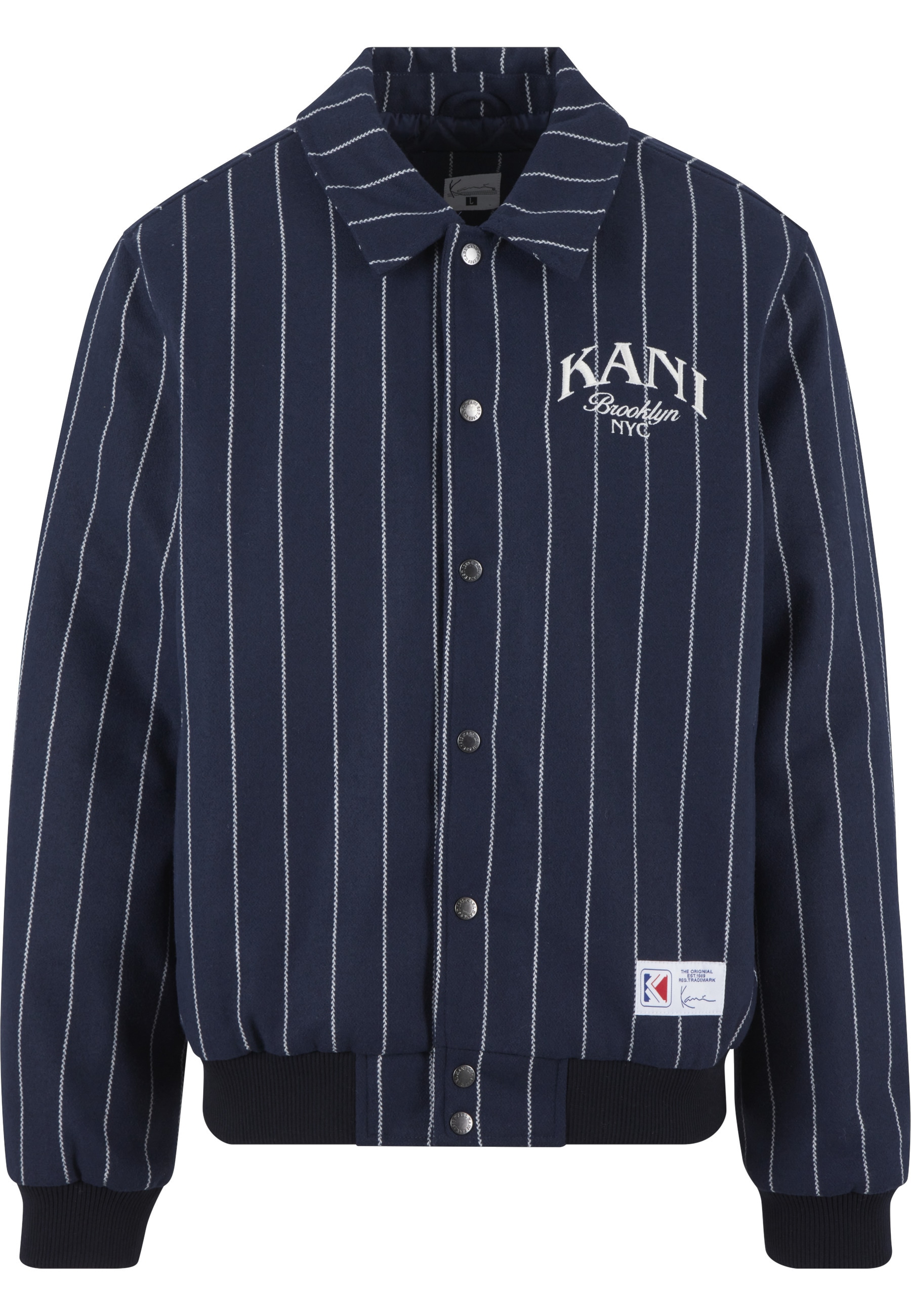 Karl Kani "Karl Kani Kani Pinstripes Wool Jacket" 1 Stk. tlg. ohne Kapuze