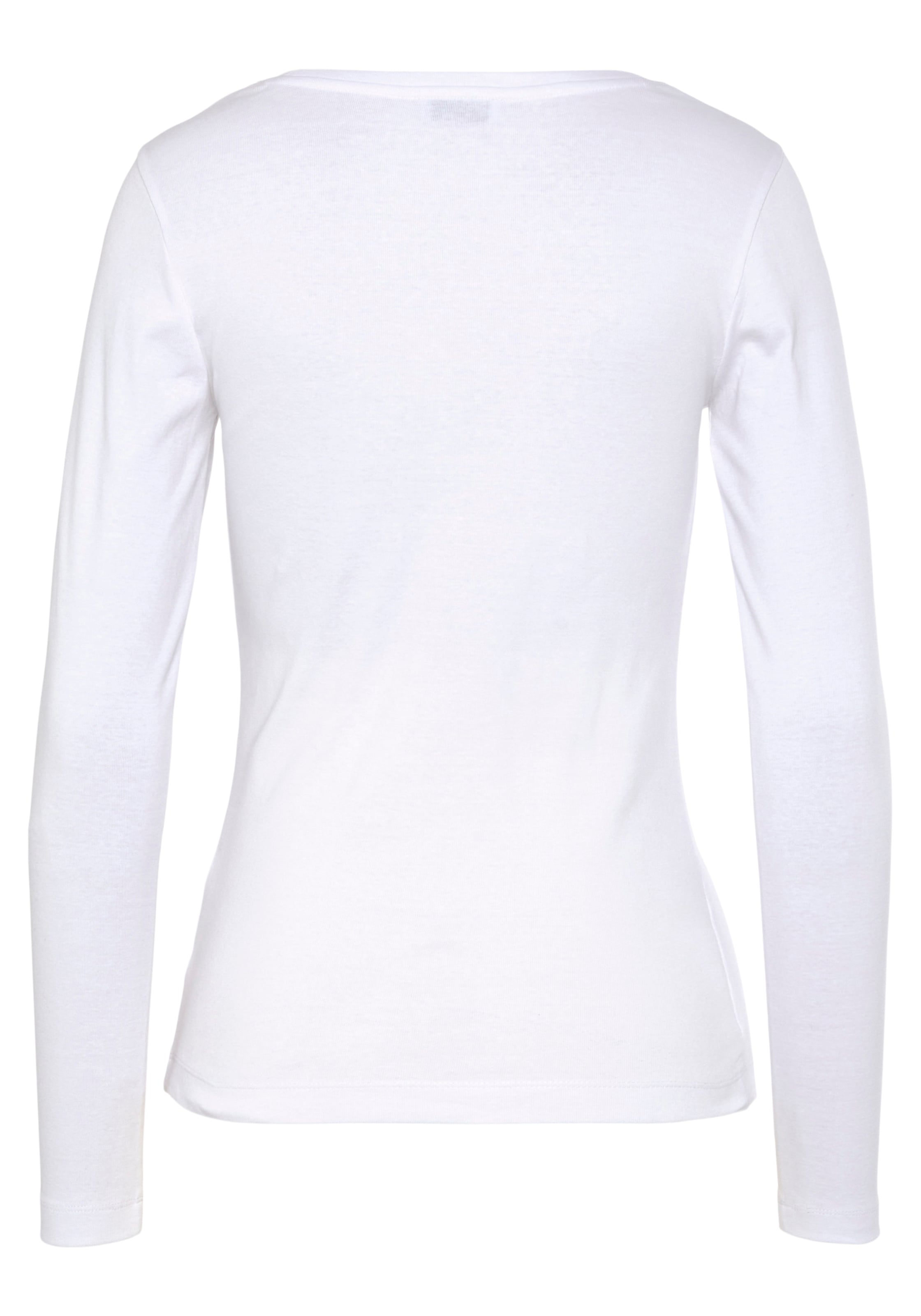 Flashlights Longsleeve, (Packung, 2 tlg., 2er- Pack), Langarm, sehr figurbetonter Schnitt, Feinrippstoff, Basic-Stil
