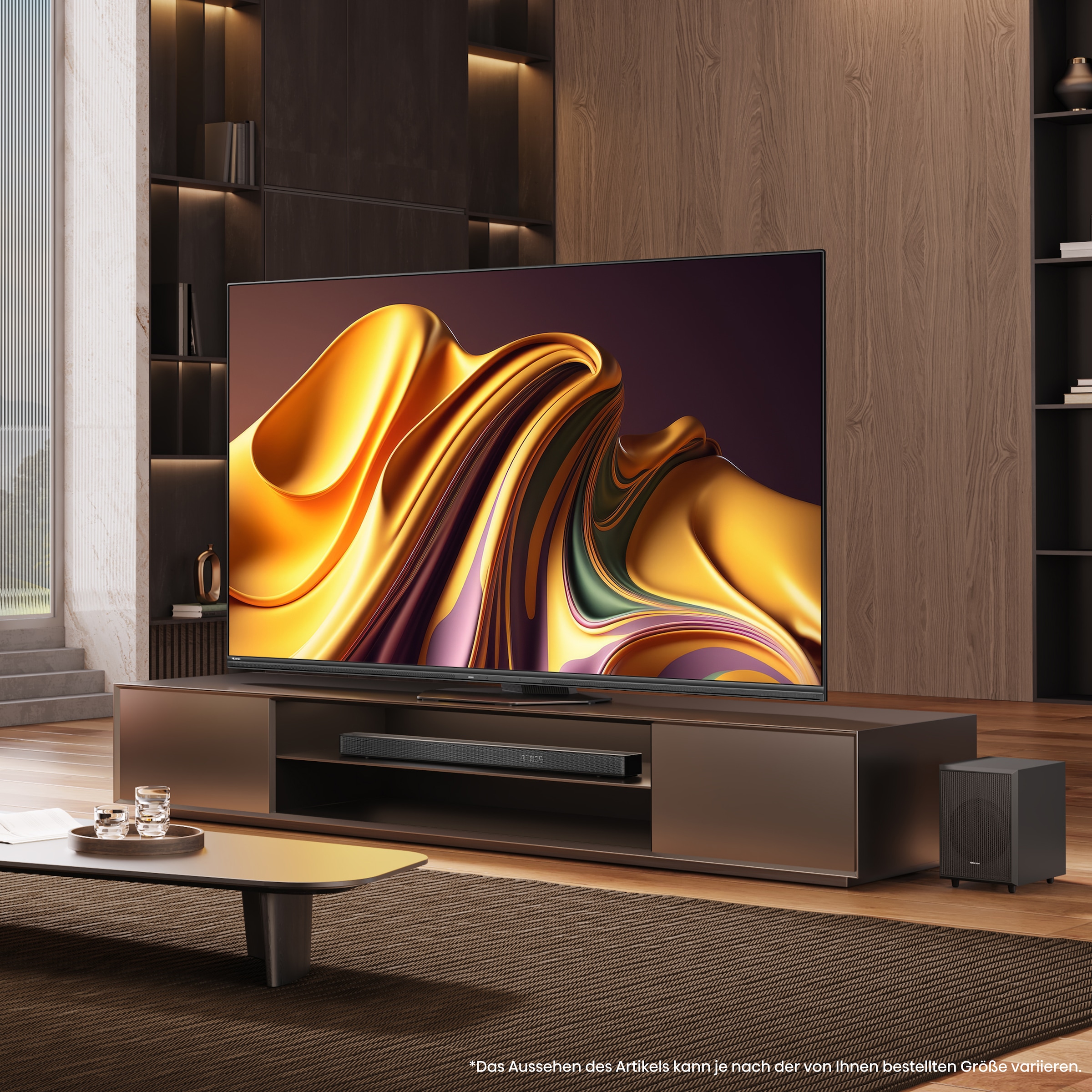 Hisense Mini-LED-Fernseher »65U8NQ«, 4K Ultra HD, Smart-TV, 4KUHD, ULED, Mini LED
