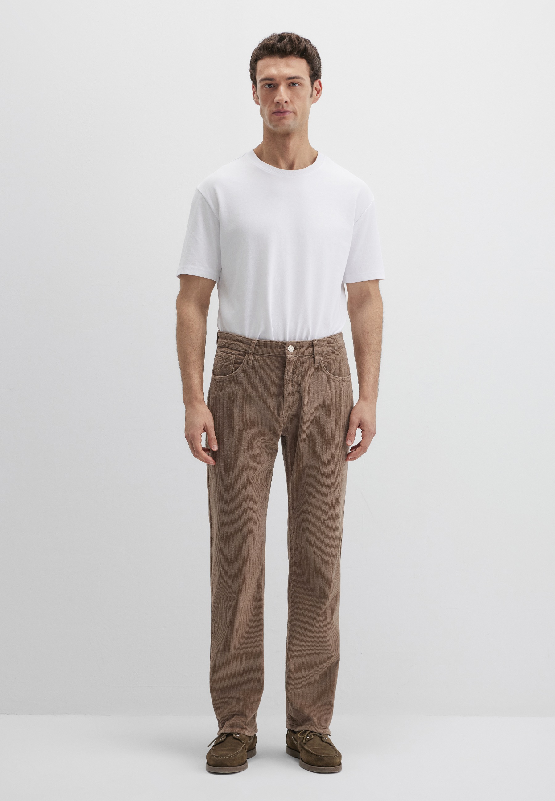 Weite Jeans MAVI "LISBON", Herren, Gr. 34, Länge 30, walnut corduroy denim, 98% Baumwolle, 2% Elasthan, weit normal, Jeans, Loose Straight Jeans 2