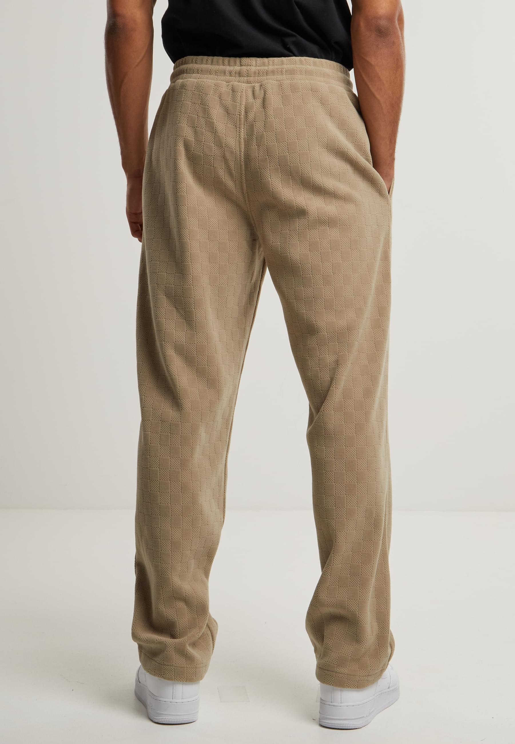 URBAN CLASSICS Jogginghose »Urban Classics Jacquard Velvet Wide Sweatpants«, (1 tlg.)
