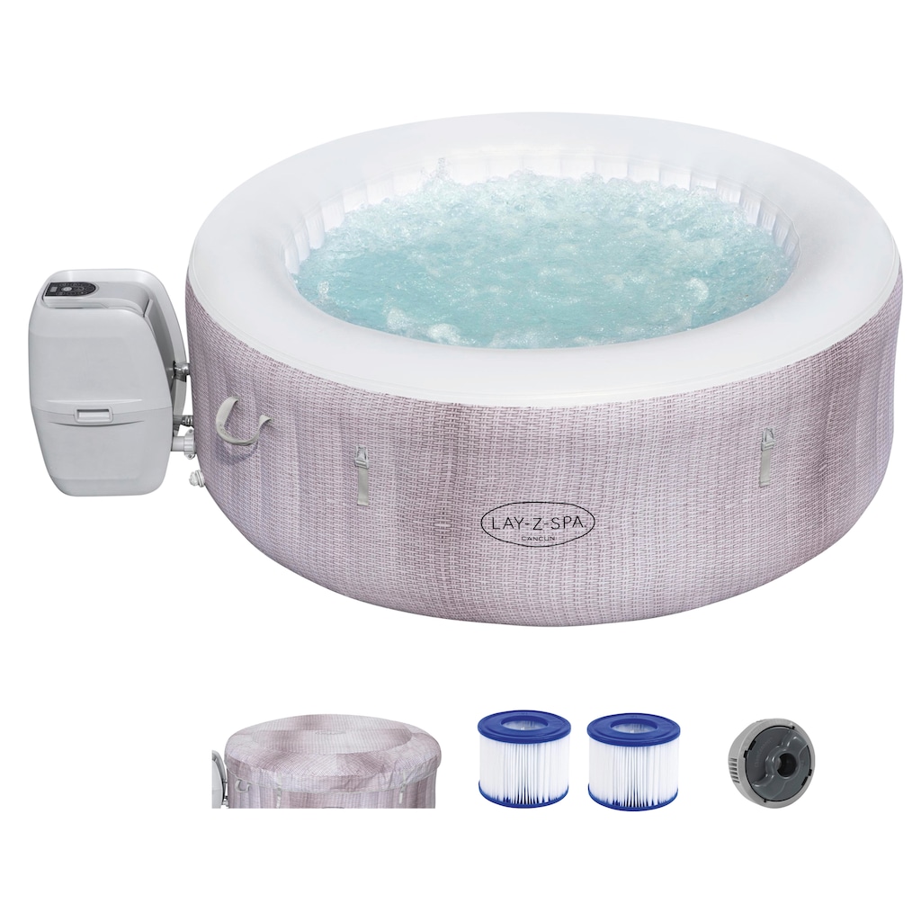 Bestway Whirlpool »LAY-Z-SPA® Cancun AirJet™«, ØxH: 180x66 cm, für bis zu 4 Personen