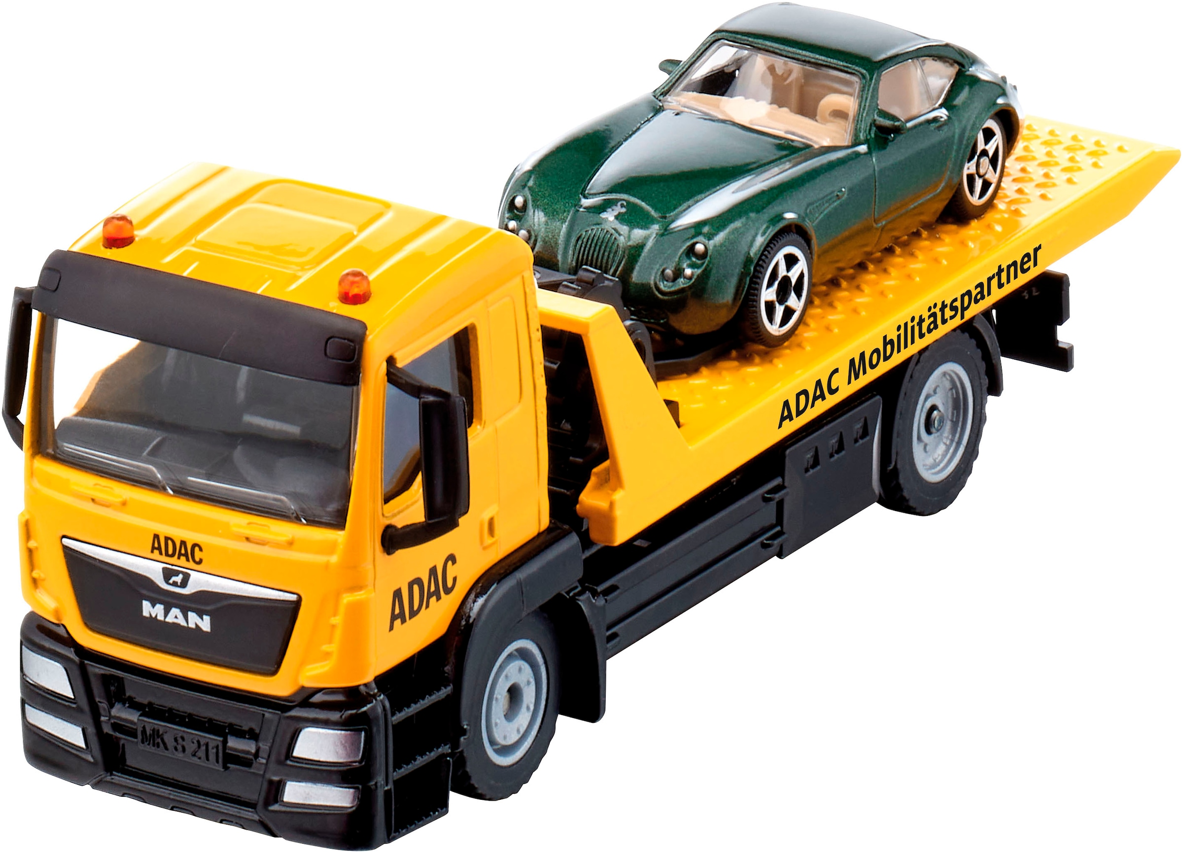 Siku Spielzeug-Abschlepper »Siku Super, MAN Abschleppfahrzeug (2722)«, inklusive PKW