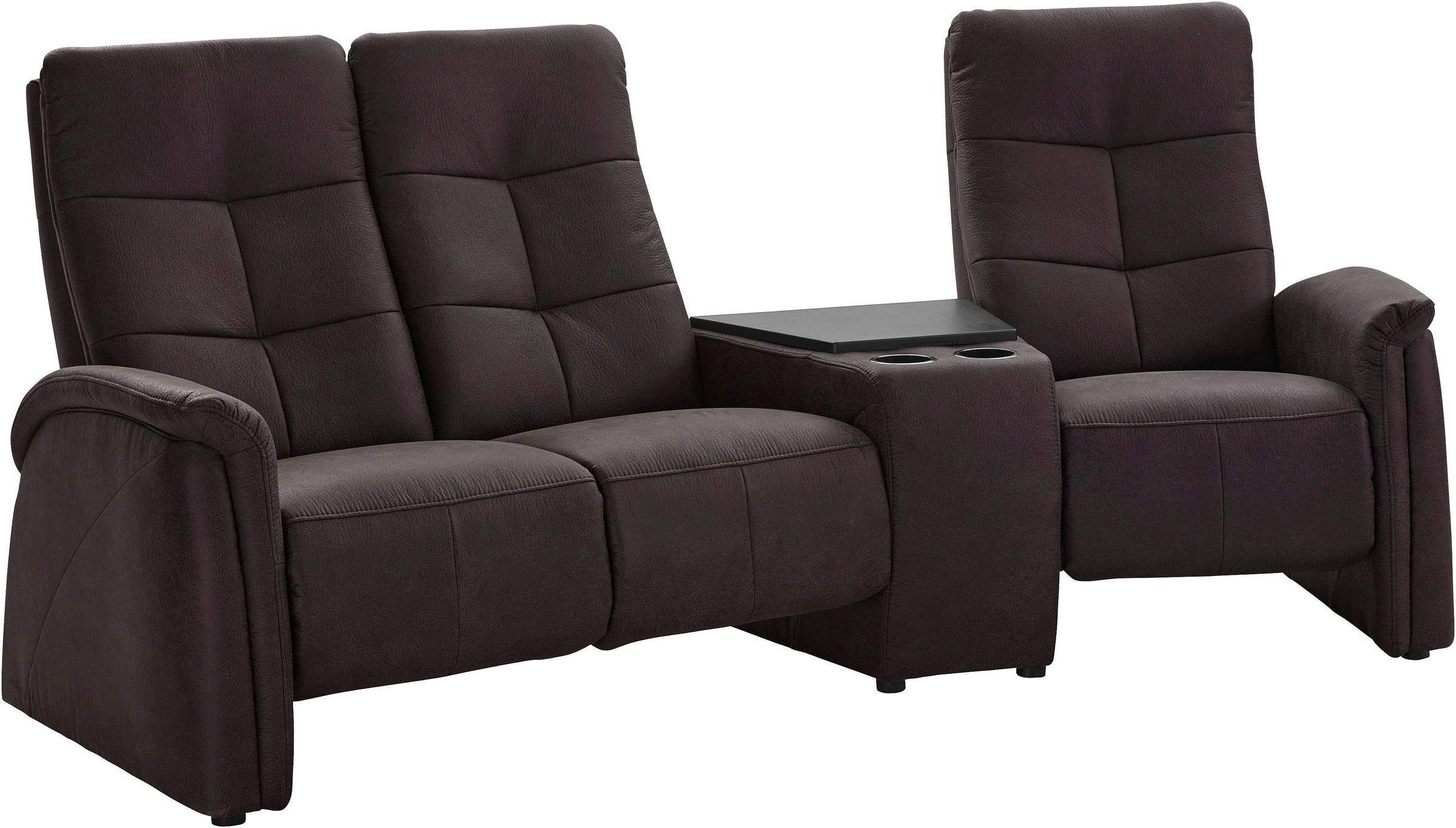 exxpo - sofa fashion 3-Sitzer "Tivoli, Kinosofa mit Relaxfunktion, mit Ablagetisch und Stauraum", bequem und komfortabel