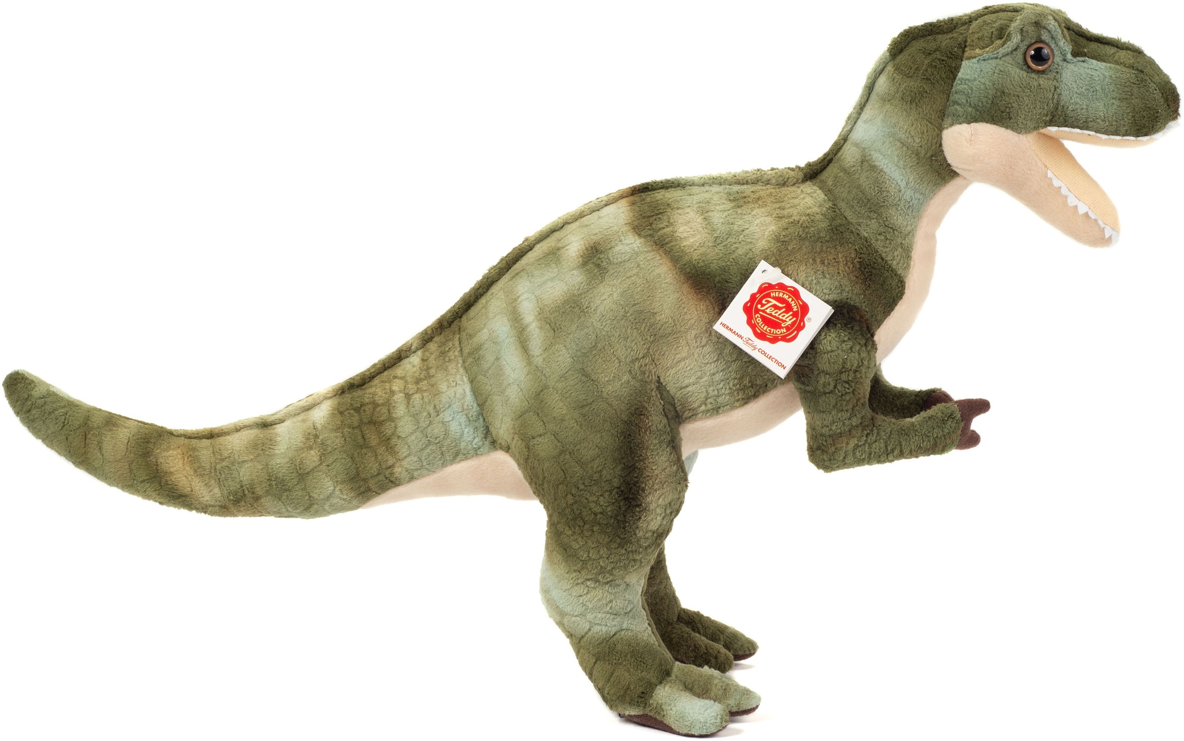 Teddy Hermann® Kuscheltier »Dinosaurier T-Rex dunkelgrün, 55 cm«, zum Teil aus recyceltem Material