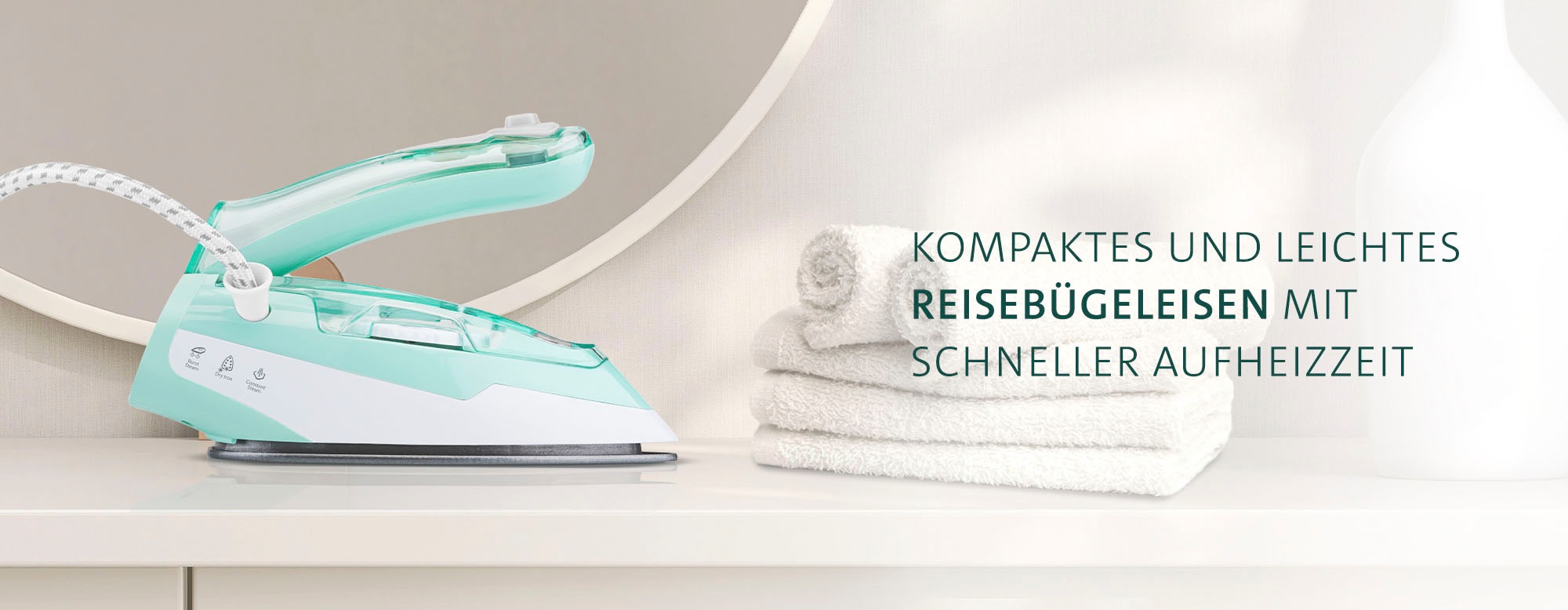 eta Reise-Dampfbügeleisen »Sophia ETA127190000«, 1100 W